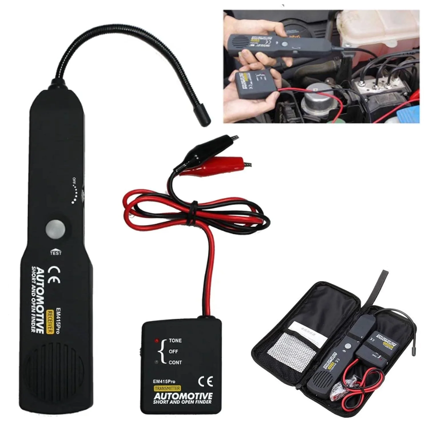 تستر مدار خودرو KASTWAVE، ردیاب سیم و کابل تعمیر خودرو، تحلیلگر ردیاب اتصال کوتاه و مدار باز، دستگاه تست کننده، آشکارساز، پروب DC 6-42V ابزار تشخیص خودرو تستر مدار خودرو KASTWAVE، ردیاب سیم و کابل تعمیر خودرو، تحلیلگر ردیاب اتصال کوتاه و مدار باز، دستگاه تست کننده، آشکارساز، پروب DC 6-42V ابزار تشخیص خودرو