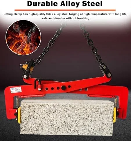 گیره بالابر اسلب گرانیتی، محدوده قابل تنظیم، گیره قیچی سنگین برای حمل و نقل عمودی اسلب های گرانیتی (A) گیره بالابر اسلب گرانیتی، محدوده قابل تنظیم، گیره قیچی سنگین برای حمل و نقل عمودی اسلب های گرانیتی (A)