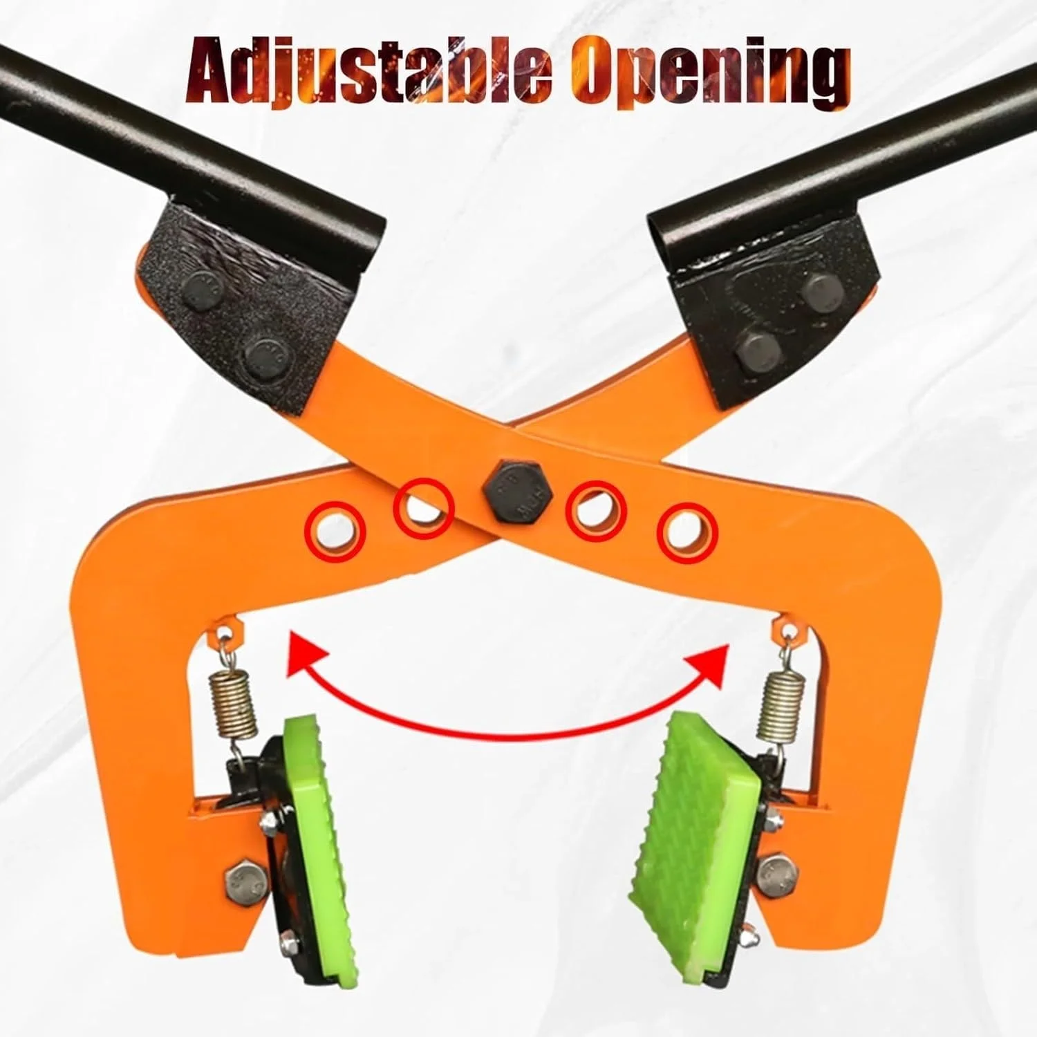 گیره های بالابر با اندازه بازشو قابل تنظیم، ابزار قیچی گیره ای بالابر با بازوی نگهدارنده دو نفره