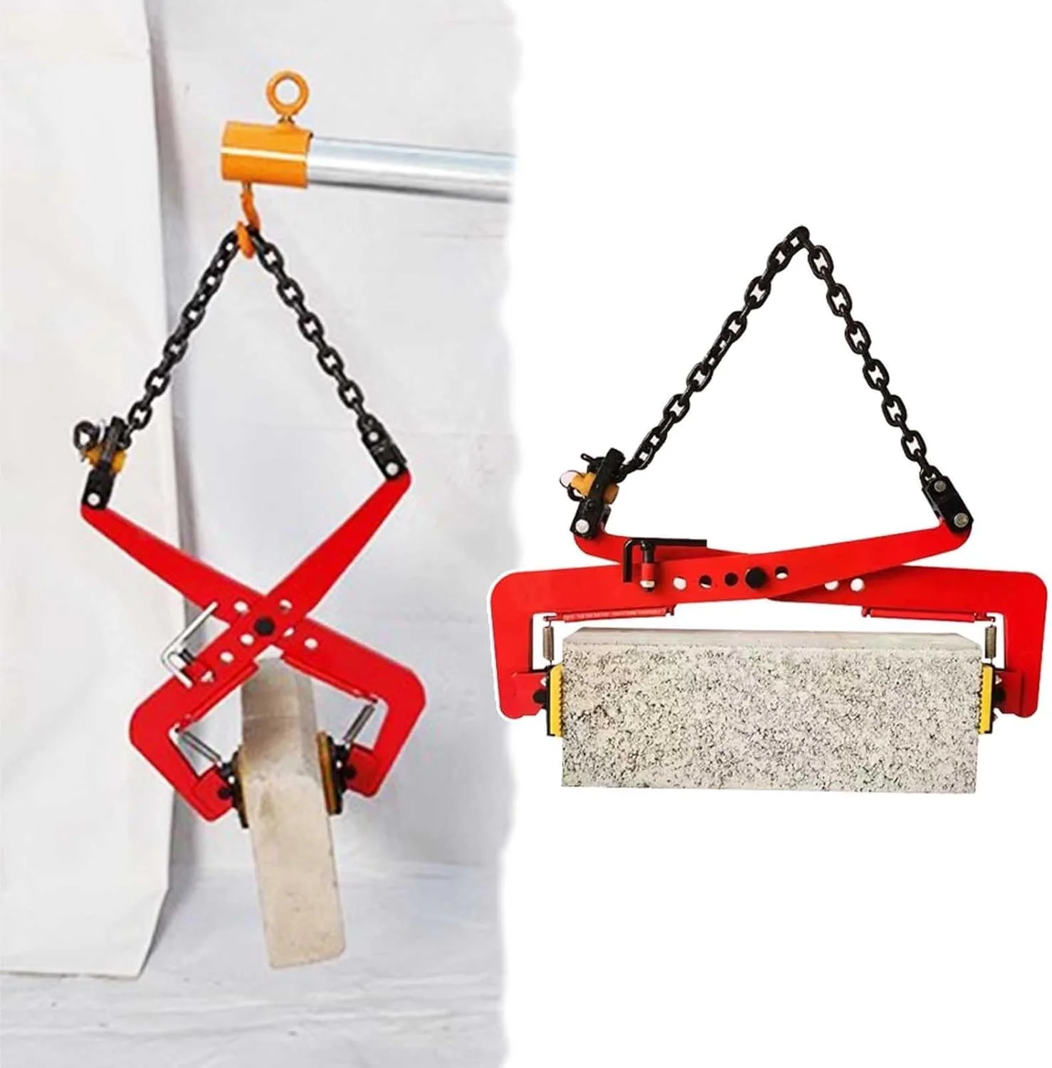 گیره بالابر اسلب زنجیری قابل تنظیم با مهره خود قفل شونده مناسب برای محوطه سازی و سایت های ساختمانی (تک رنگ کوچک) گیره بالابر اسلب زنجیری قابل تنظیم با مهره خود قفل شونده مناسب برای محوطه سازی و سایت های ساختمانی (تک رنگ کوچک)