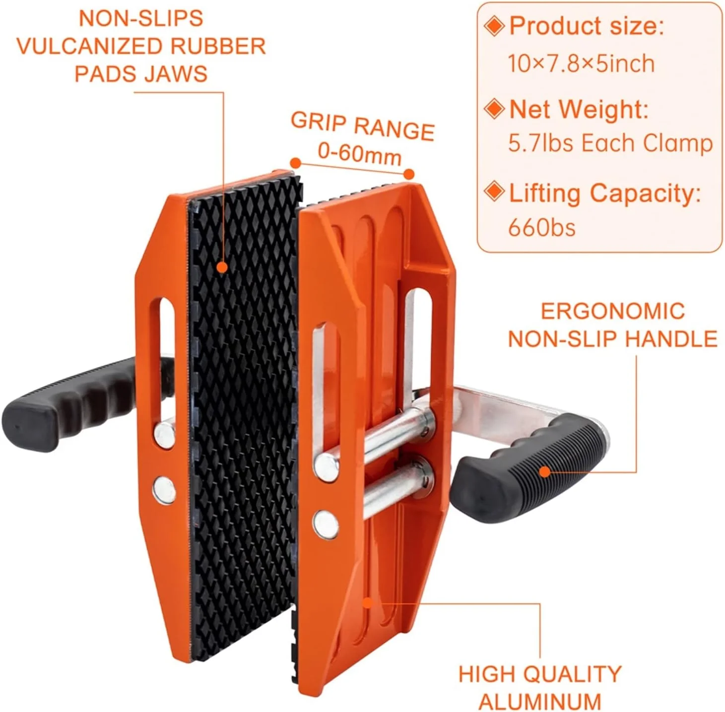 تراز کننده کاشی DESONIX، ابزار حمل و جابجایی سنگ گرانیت، گیره های حمل پنل سنگی دو دستی، ابزار بالابر برای بلند کردن صفحات کوارتز، اسلب ها و مرمر (رنگ: 2 عدد، سایز: تک سایز) تراز کننده کاشی DESONIX، ابزار حمل و جابجایی سنگ گرانیت، گیره های حمل پنل سنگی دو دستی، ابزار بالابر برای بلند کردن صفحات کوارتز، اسلب ها و مرمر (رنگ: 2 عدد، سایز: تک سایز)