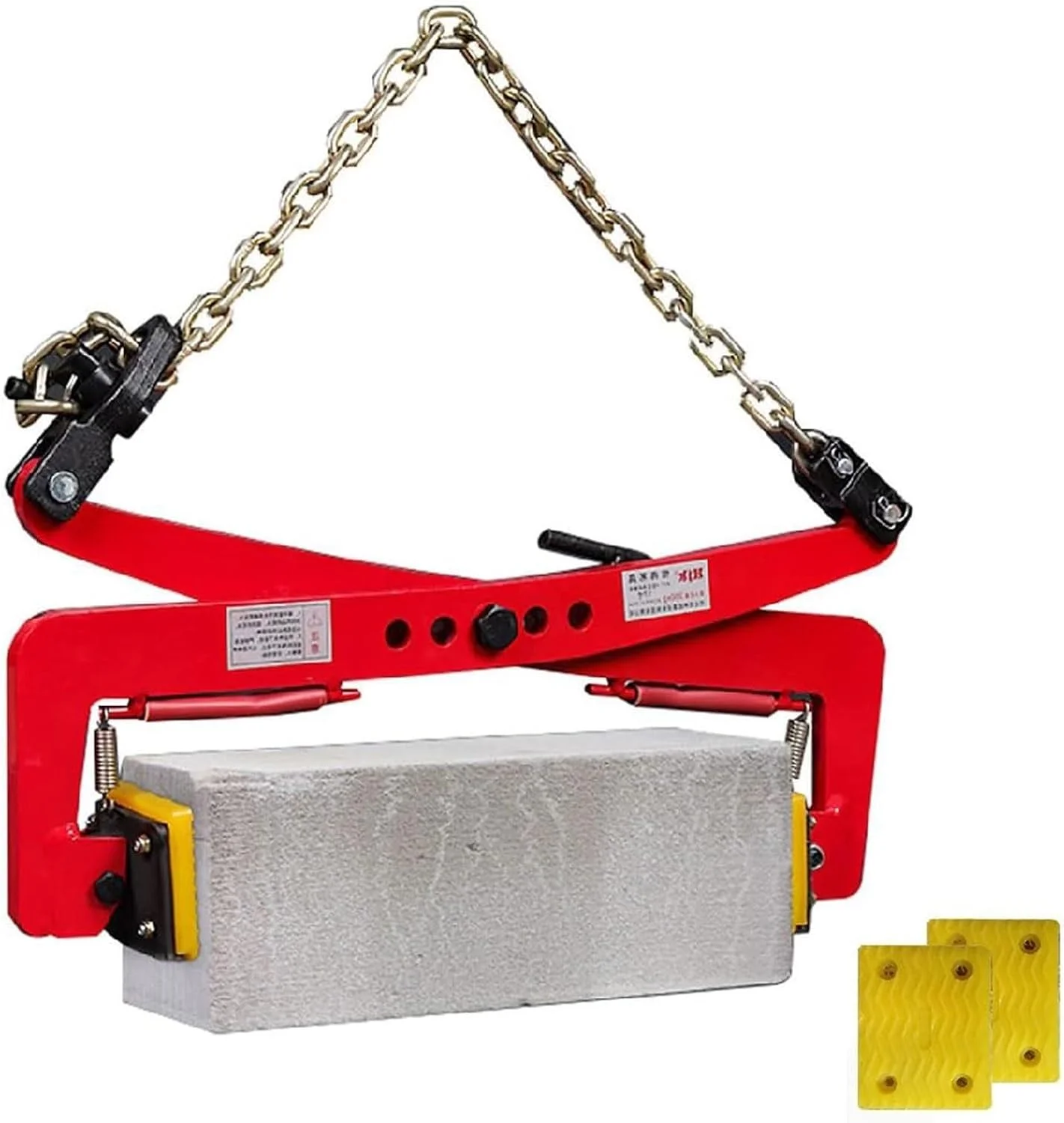 گیره بالابر اسلب گرانیتی، گیره بالابر قیچی سنگین، کشنده پالت زنجیری برای حمل و نقل عمودی مرمر، بلوک های بتنی، ورق های تخته سنگ و سنگ های جدول (350 کیلوگرم) گیره بالابر اسلب گرانیتی، گیره بالابر قیچی سنگین، کشنده پالت زنجیری برای حمل و نقل عمودی مرمر، بلوک های بتنی، ورق های تخته سنگ و سنگ های جدول (350 کیلوگرم)