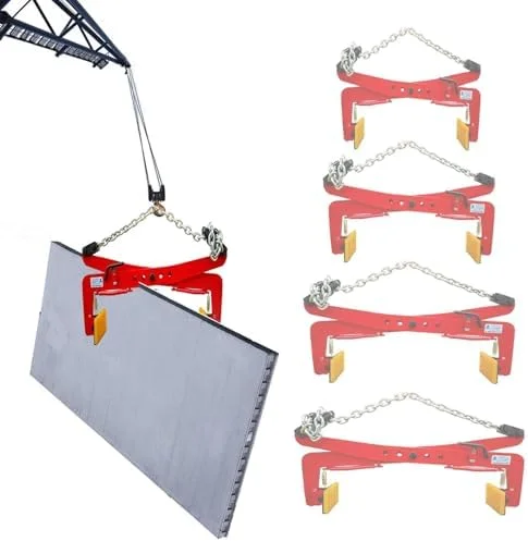 ابزار حمل اسلب قابل تنظیم و سنگین - گیره حمل سنگ برای گرانیت، صفحات فولادی و ورق فلزی - ابزار بالابر بادوام برای متخصصان ابزار حمل اسلب قابل تنظیم و سنگین - گیره حمل سنگ برای گرانیت، صفحات فولادی و ورق فلزی - ابزار بالابر بادوام برای متخصصان