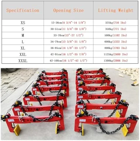ابزار حمل اسلب قابل تنظیم و سنگین - گیره حمل سنگ برای گرانیت، صفحات فولادی و ورق فلزی - ابزار بالابر بادوام برای متخصصان