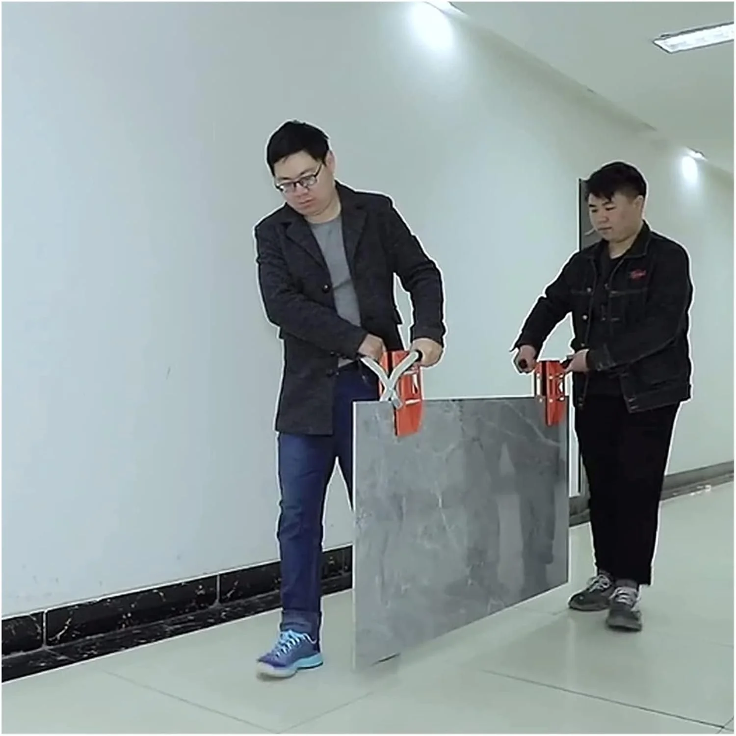 گیره حمل سنگ گرانیت FURLOU، ابزار حمل و بلند کردن اسلب های کوارتز، سنگ مرمر و صفحات کار، با قابلیت تنظیم درزهای بدون درز