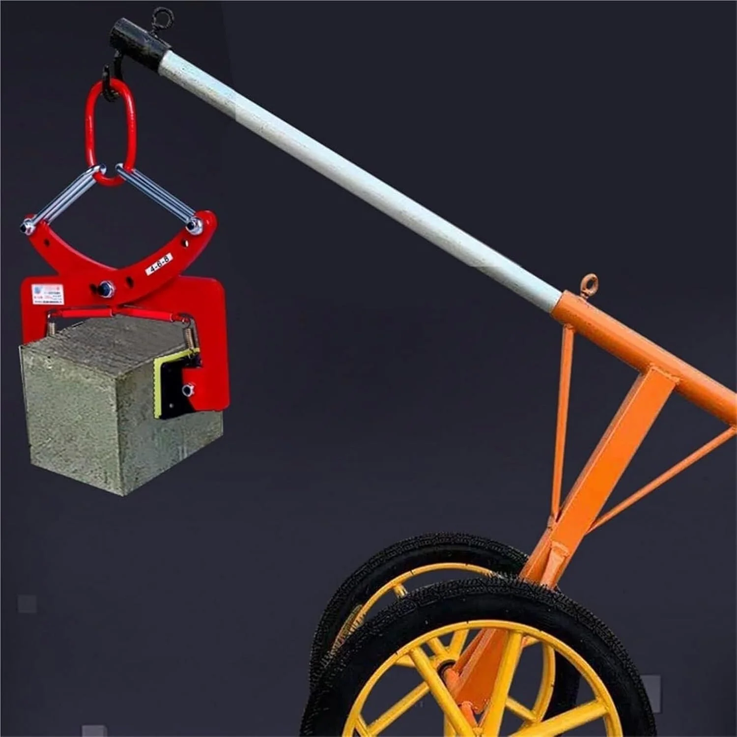 گیره بالابر اسلب گرانیتی 260-325 کیلوگرمی، ابزار بالابر سنگ، گیره حمل و نقل سنگین، گیره جدول گرانیتی قابل تنظیم، گیره قیچی بالابر (تک رنگ O)