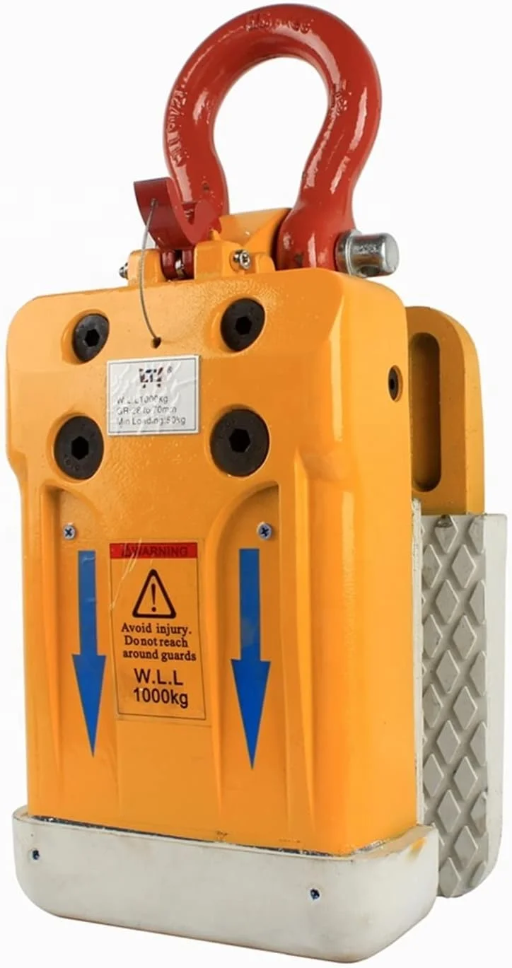 گیره بالابر کاشی، گیره صفحه عمودی، ابزار بالابر گرانیت و مرمر، بالابر سنگین 1000 کیلوگرمی برای بلند کردن و حمل و نقل (رنگ: 20-60 میلی متر)