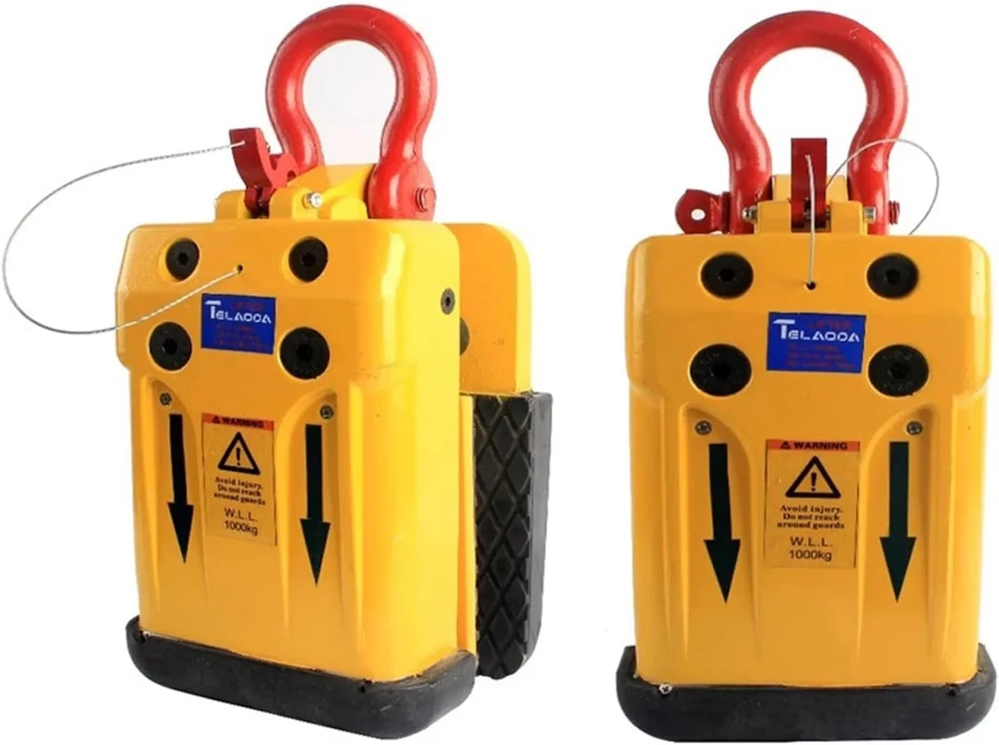 گیره حمل اسلب سنگ، ابزار جابجایی صفحات بزرگ، مناسب برای گرانیت و مرمر، با ظرفیت حمل تا 1000 کیلوگرم، ضخامت 15-50 میلی متر و 20-60 میلی متر، افزایش دهنده کارایی (لاستیک سفید) گیره حمل اسلب سنگ، ابزار جابجایی صفحات بزرگ، مناسب برای گرانیت و مرمر، با ظرفیت حمل تا 1000 کیلوگرم، ضخامت 15-50 میلی متر و 20-60 میلی متر، افزایش دهنده کارایی (لاستیک سفید)