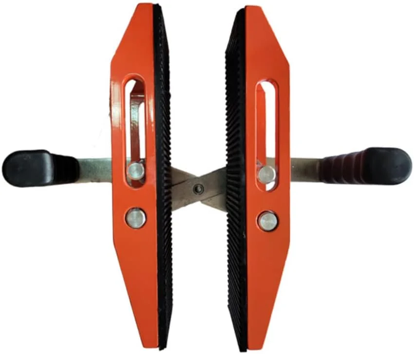 گیره حمل سنگ دو دستی High Eagle، ابزار حمل پنل گرانیتی با روکش لاستیکی برای بلند کردن کوارتز، صفحه کار، سنگ مرمر و شیشه، ظرفیت 300 کیلوگرم گیره حمل سنگ دو دستی High Eagle، ابزار حمل پنل گرانیتی با روکش لاستیکی برای بلند کردن کوارتز، صفحه کار، سنگ مرمر و شیشه، ظرفیت 300 کیلوگرم