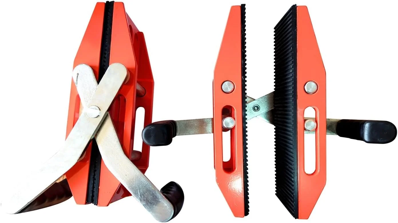 JHQWIDD ابزار حمل اسلب سنگی دستی دو طرفه، گیره حمل اسلب گرانیتی قیچیشکل با تراز کردن مناسب JHQWIDD ابزار حمل اسلب سنگی دستی دو طرفه، گیره حمل اسلب گرانیتی قیچیشکل با تراز کردن مناسب