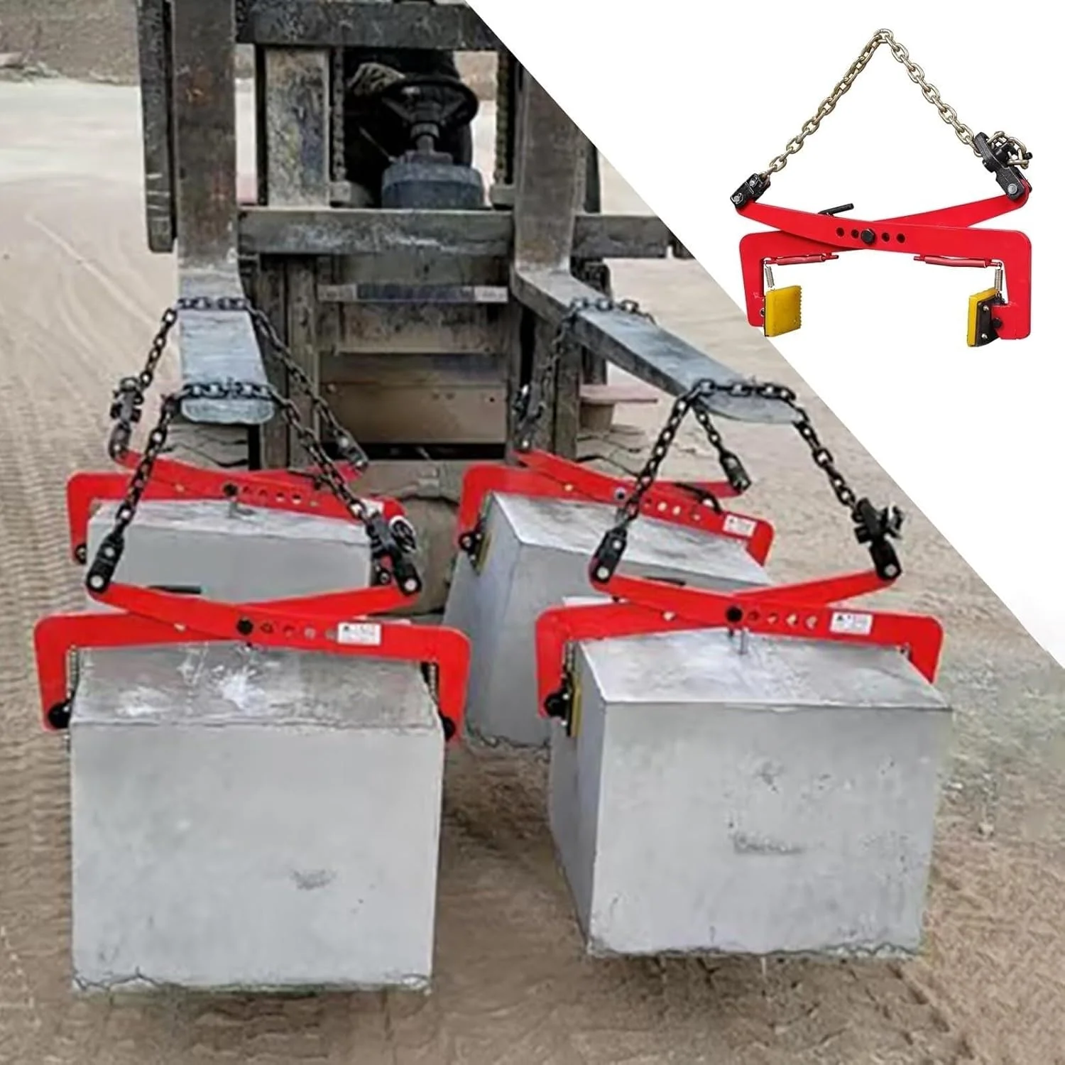 ابزار حمل سنگ، گیره بالابر دال سنگ فرش سنگین برای حمل عمودی دال های گرانیتی ابزار حمل سنگ، گیره بالابر دال سنگ فرش سنگین برای حمل عمودی دال های گرانیتی