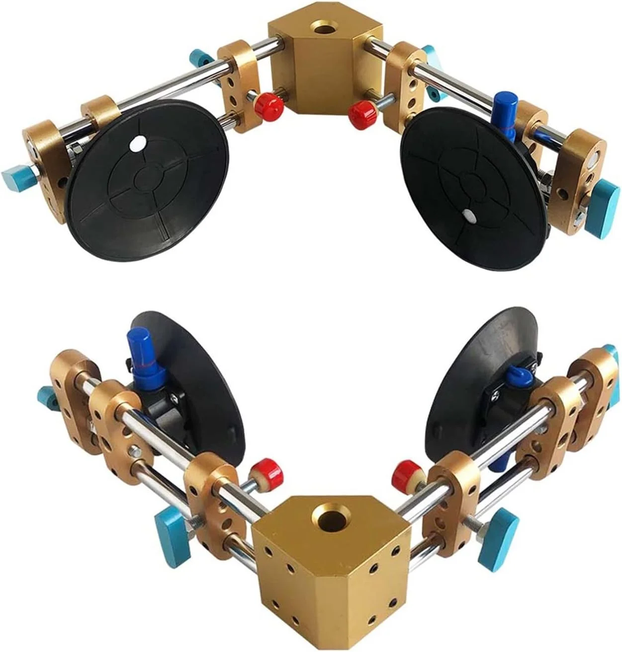 زاویه گیر 90 درجه برای نصب سنگ با فنجان های مکنده، گوشه عمودی برای نصب اسلب سنگی، تنظیم دقیق و اتصال آسان گیره های مکنده رومیزی (رنگ: 1 جفت، سایز: تک سایز) زاویه گیر 90 درجه برای نصب سنگ با فنجان های مکنده، گوشه عمودی برای نصب اسلب سنگی، تنظیم دقیق و اتصال آسان گیره های مکنده رومیزی (رنگ: 1 جفت، سایز: تک سایز)