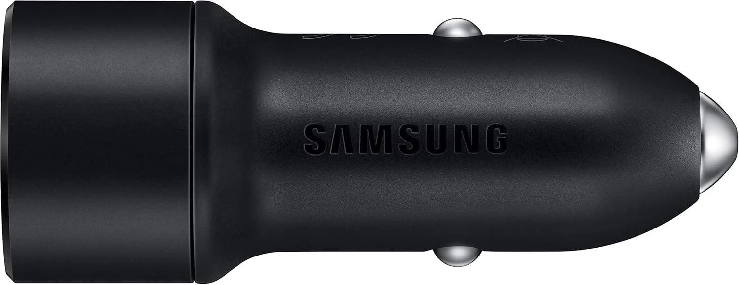 شارژر فندکی دوگانه سامسونگ (15W+15W، 2 پورت، EP-L1100) + کابل ترکیبی شارژر فندکی دوگانه سامسونگ (15W+15W، 2 پورت، EP-L1100) + کابل ترکیبی