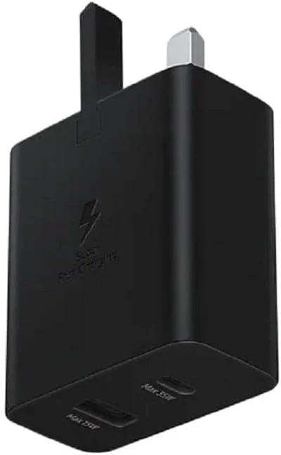 آداپتور برق 35 واتی سامسونگ مدل Duo، مشکی، USB آداپتور برق 35 واتی سامسونگ مدل Duo، مشکی، USB