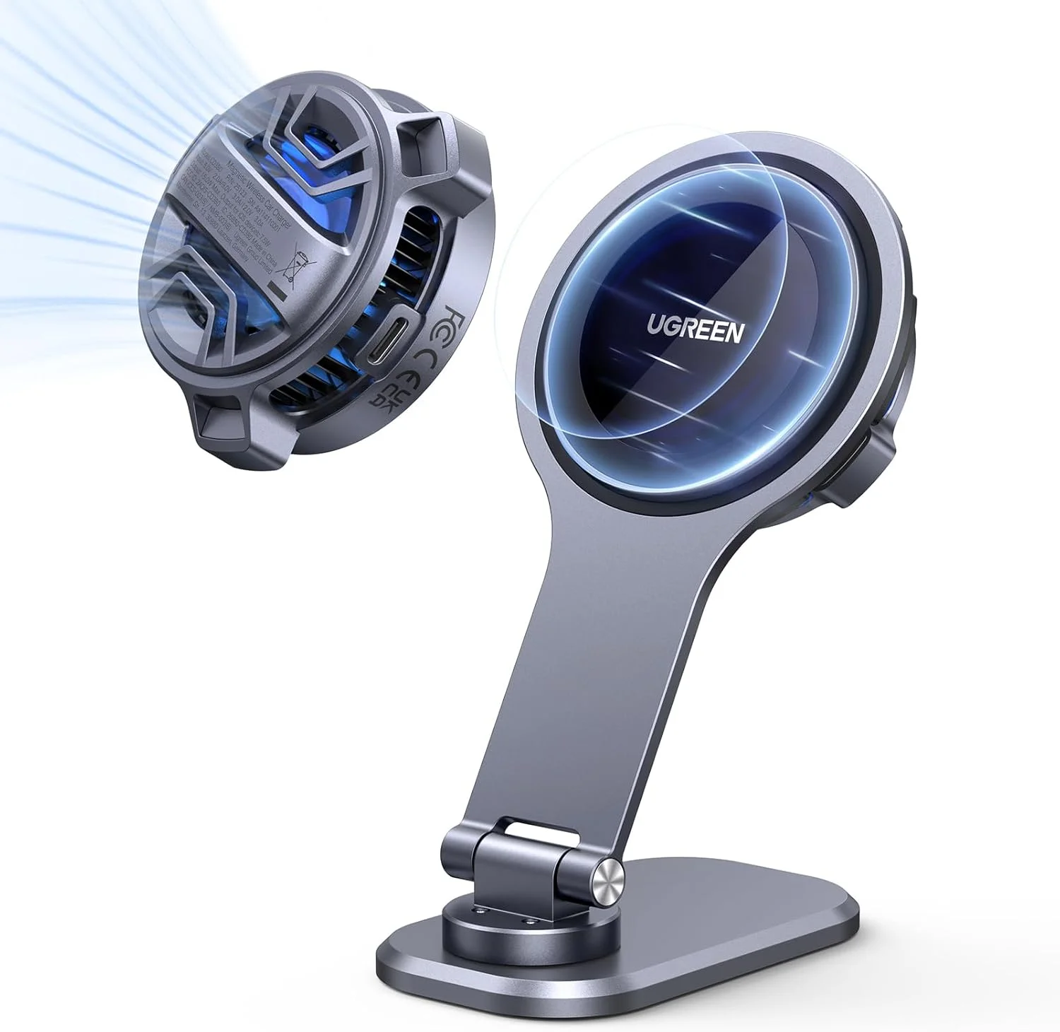 شارژر بی‌سیم مغناطیسی خودرو یوگرین