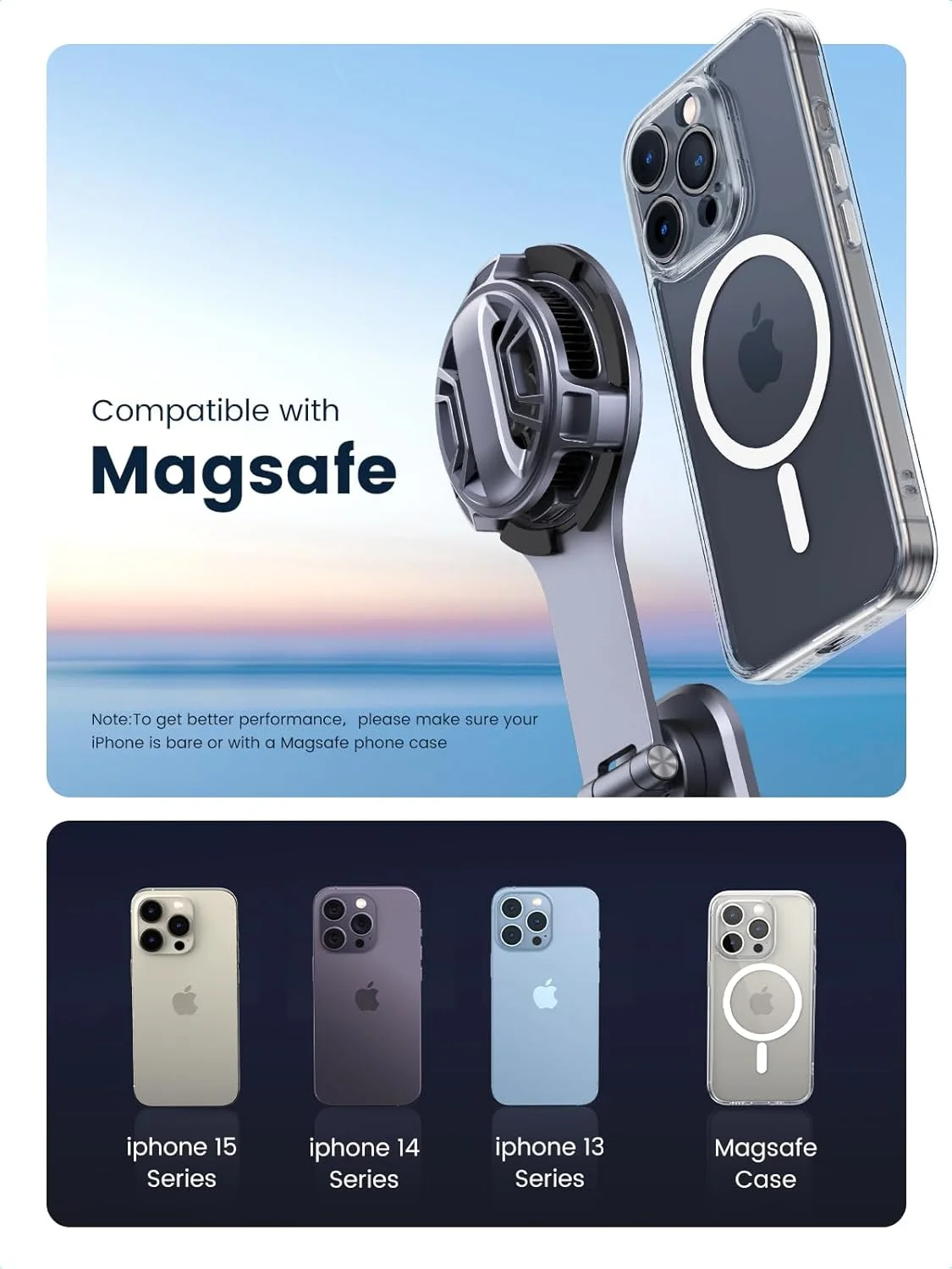 شارژر بی‌سیم مغناطیسی خودرو یوگرین