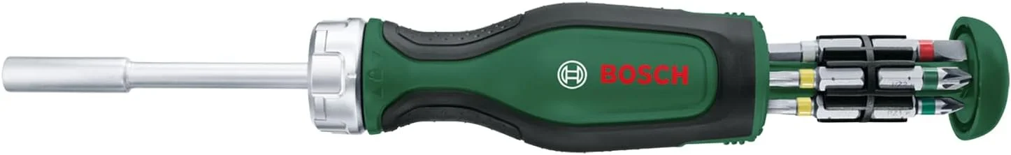 پیچ گوشتی جغجغه ای بوش با 12 سری (پیچ گوشتی جغجغه ای با گشتاور بالا برای پیچ کاری کارآمد و سنگین؛ خشاب سری بازشو؛ شامل 12 سری؛ نگهدارنده سری مغناطیسی) - نسخه آمازون پیچ گوشتی جغجغه ای بوش با 12 سری (پیچ گوشتی جغجغه ای با گشتاور بالا برای پیچ کاری کارآمد و سنگین؛ خشاب سری بازشو؛ شامل 12 سری؛ نگهدارنده سری مغناطیسی) - نسخه آمازون