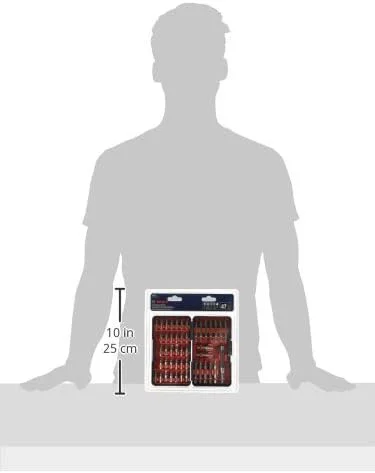 مجموعه 47 عددی سری پیچ گوشتی بوش مدل T4047 با ساق شش گوش فولادی کربنی