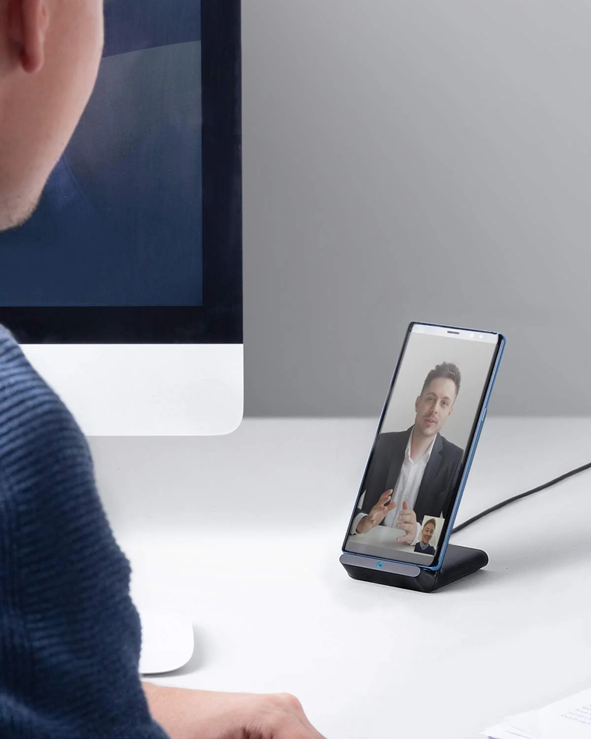 شارژر بیسیم انکر، پایه PowerWave با حداکثر توان 10 وات، دارای گواهی Qi، شارژ سریع برای آیفون 14/13/12/11/X/SE/XR/XS/8/7، سامسونگ گلکسی S20/S10/S9/S8/S7، گوگل پیکسل 3XL/3، الجی V50، سونی X23 شارژر بیسیم انکر، پایه PowerWave با حداکثر توان 10 وات، دارای گواهی Qi، شارژ سریع برای آیفون 14/13/12/11/X/SE/XR/XS/8/7، سامسونگ گلکسی S20/S10/S9/S8/S7، گوگل پیکسل 3XL/3، الجی V50، سونی X23