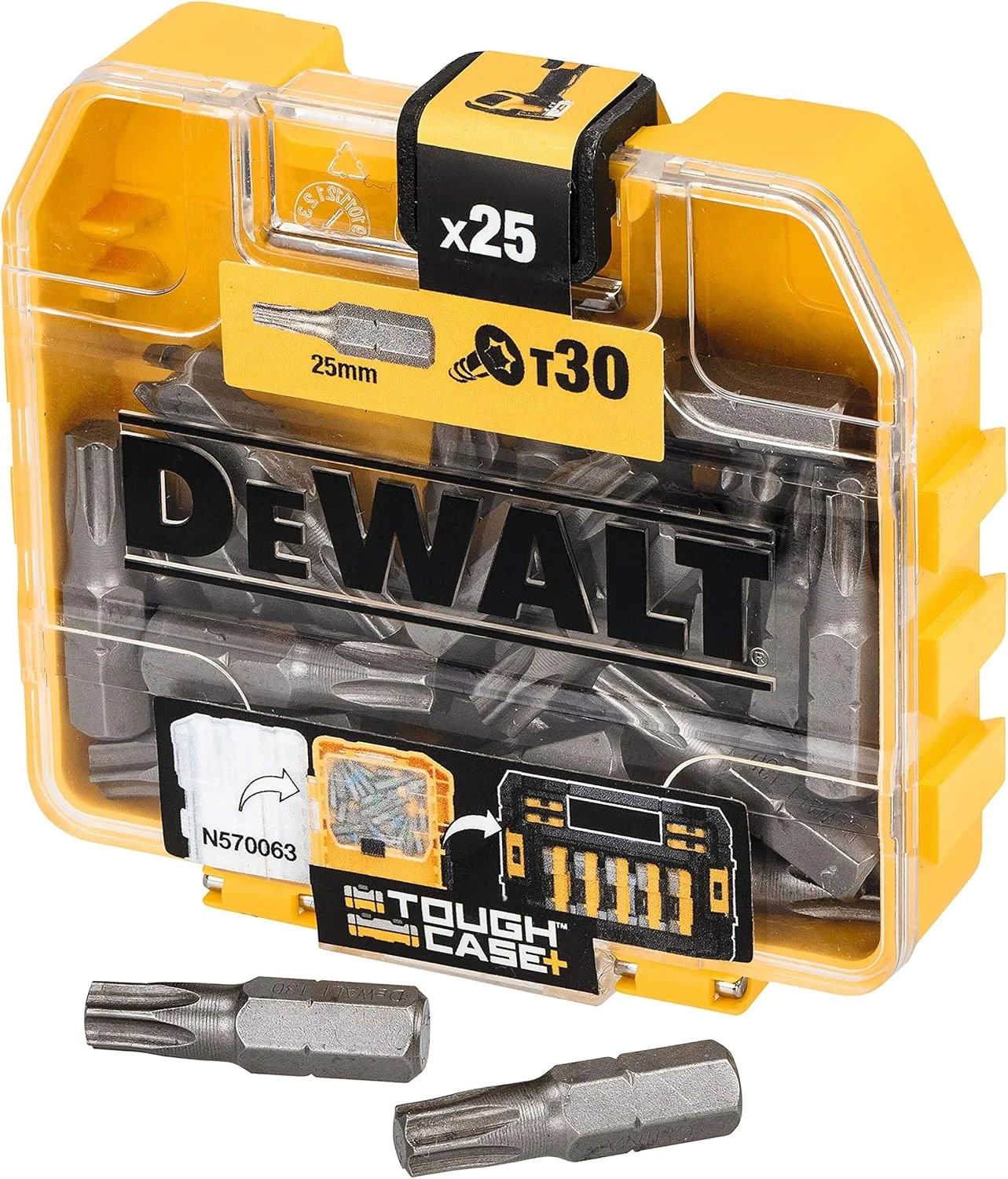 جعبه ابزار تیک تاک DeWALT DP44-QZ، سری پیچ گوشتی ستاره ای، DT7963-DE، T30