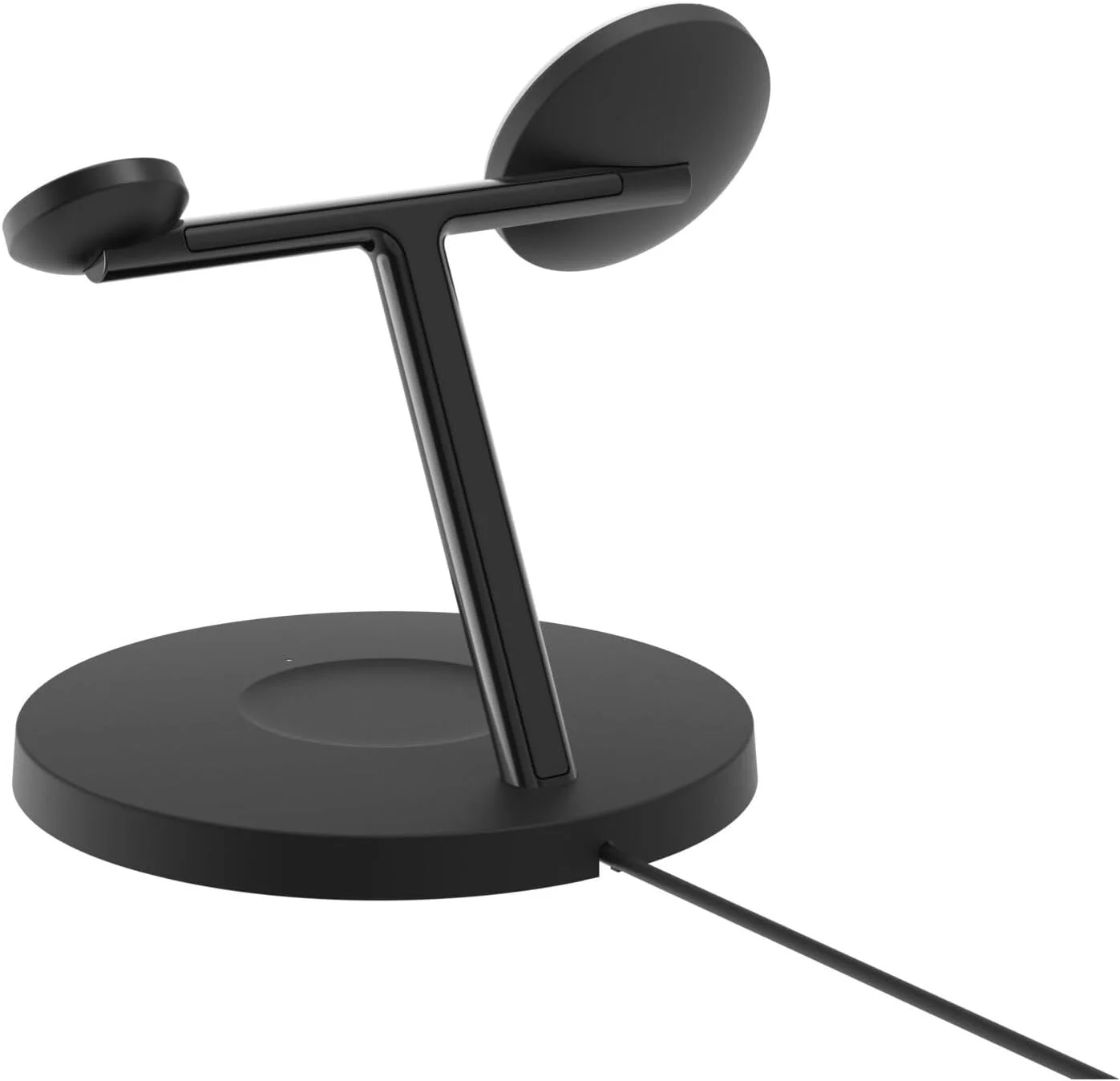 پایه شارژ بیسیم 3 در 1 بلکین BoostCharge Qi2، سازگار با MagSafe، پایه شارژ بیسیم، Apple iPhone 16 Series، Apple Watch، شارژر بیسیم Qi2 برای AirPods با پایه ضد لغزش، شامل PSU - مشکی پایه شارژ بیسیم 3 در 1 بلکین BoostCharge Qi2، سازگار با MagSafe، پایه شارژ بیسیم، Apple iPhone 16 Series، Apple Watch، شارژر بیسیم Qi2 برای AirPods با پایه ضد لغزش، شامل PSU - مشکی