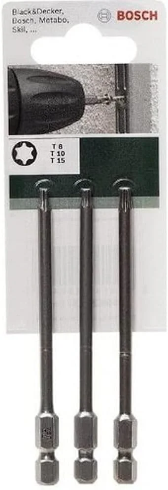 مجموعه سری پیچ گوشتی تورکس 89 میلی متری بوش 2609255971 با کیفیت استاندارد (3 عددی)