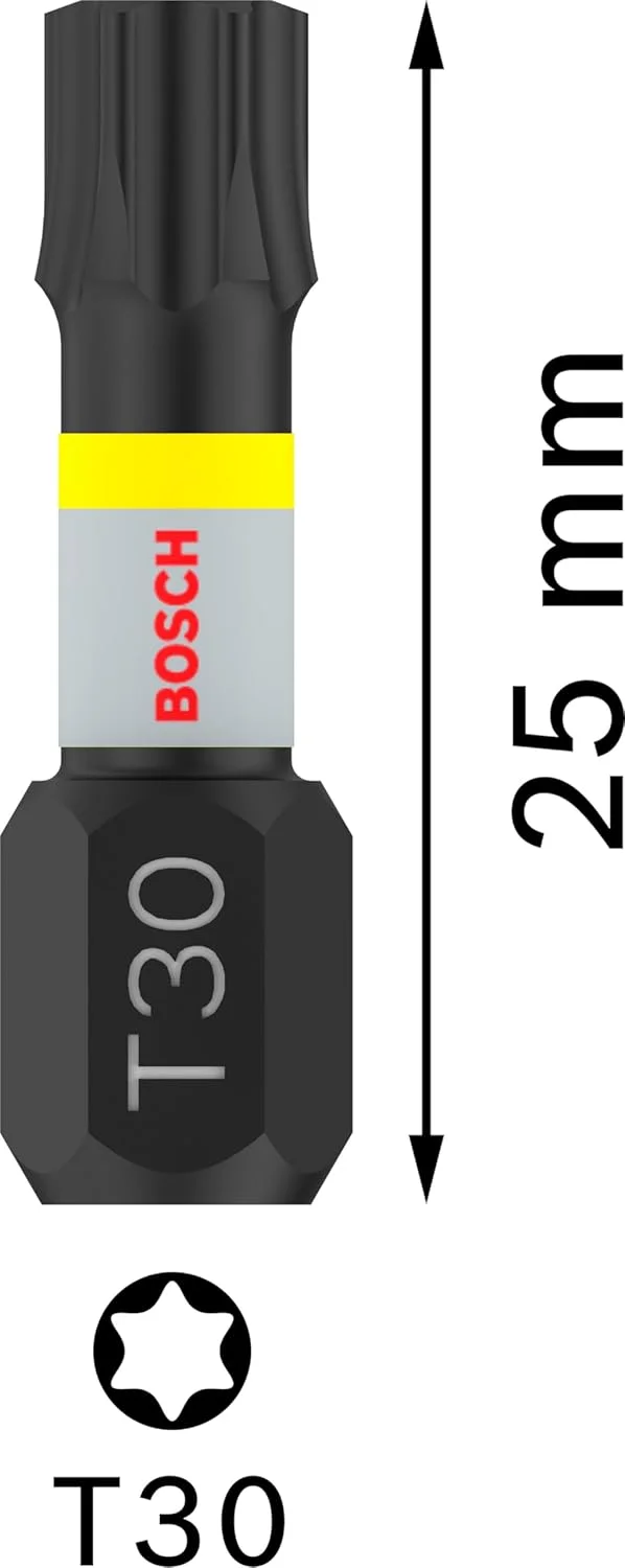 بوش 2 عدد سری پیچ گوشتی ایمپکت تُرکس پرو (96 x 50 میلی متر، لوازم جانبی حرفه ای پیچ گوشتی)