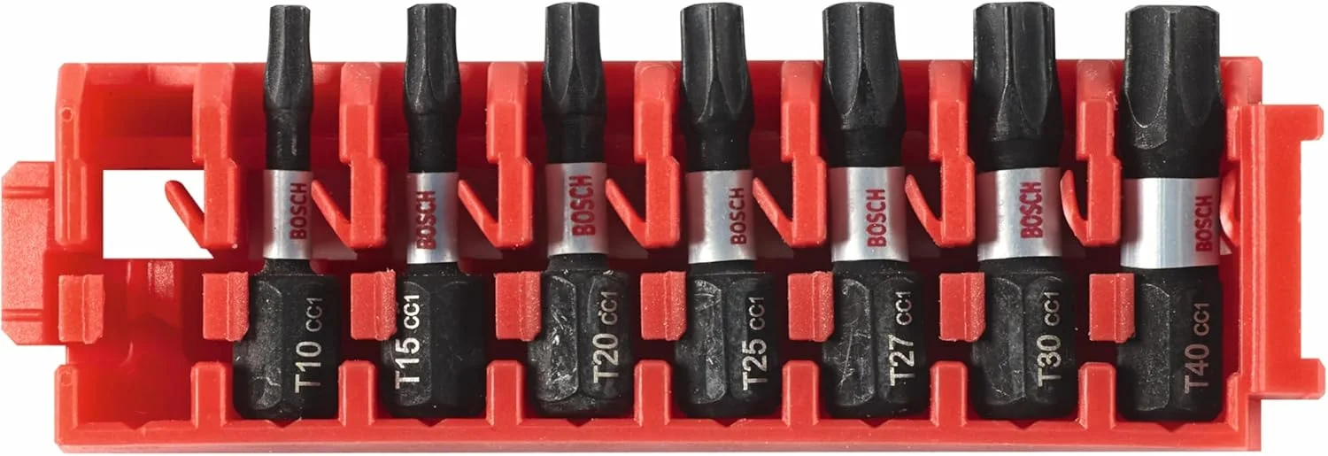 مجموعه 7 عددی سری پیچ گوشتی ضربه ای Torx® بوش ITDTV107C با گیره برای سیستم جعبه سفارشی مجموعه 7 عددی سری پیچ گوشتی ضربه ای Torx® بوش ITDTV107C با گیره برای سیستم جعبه سفارشی