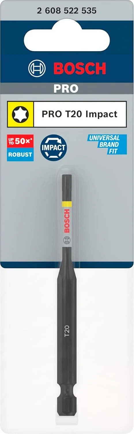 بیت ایمپکت تُرکس بوش Pro، یک عدد (160 x 50 میلی‌متر، لوازم جانبی حرفه‌ای پیچ‌گوشتی، پیچ‌گوشتی)