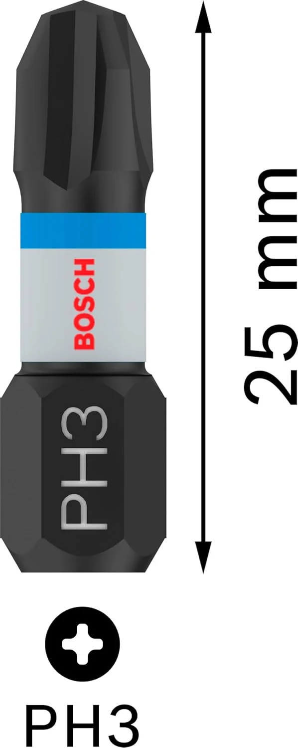 بوش پروفشنال 2 عدد سری پیچ گوشتی Impact Control PH3 (25 میلی متر، ساق شش گوش، Pick and Click، لوازم جانبی برای درایورهای ضربه ای) بوش پروفشنال 2 عدد سری پیچ گوشتی Impact Control PH3 (25 میلی متر، ساق شش گوش، Pick and Click، لوازم جانبی برای درایورهای ضربه ای)