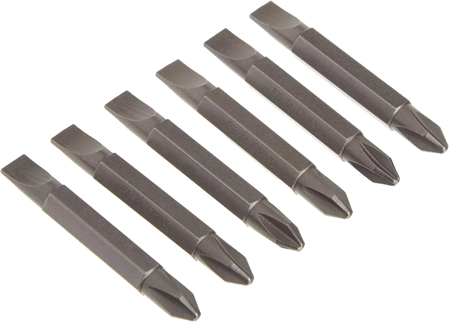 مجموعه پیچ گوشتی DEWALT، 2 عدد دو سر فیلیپس/شماره 8 دوسر تخت، بسته 6 عددی (DW2024B6)