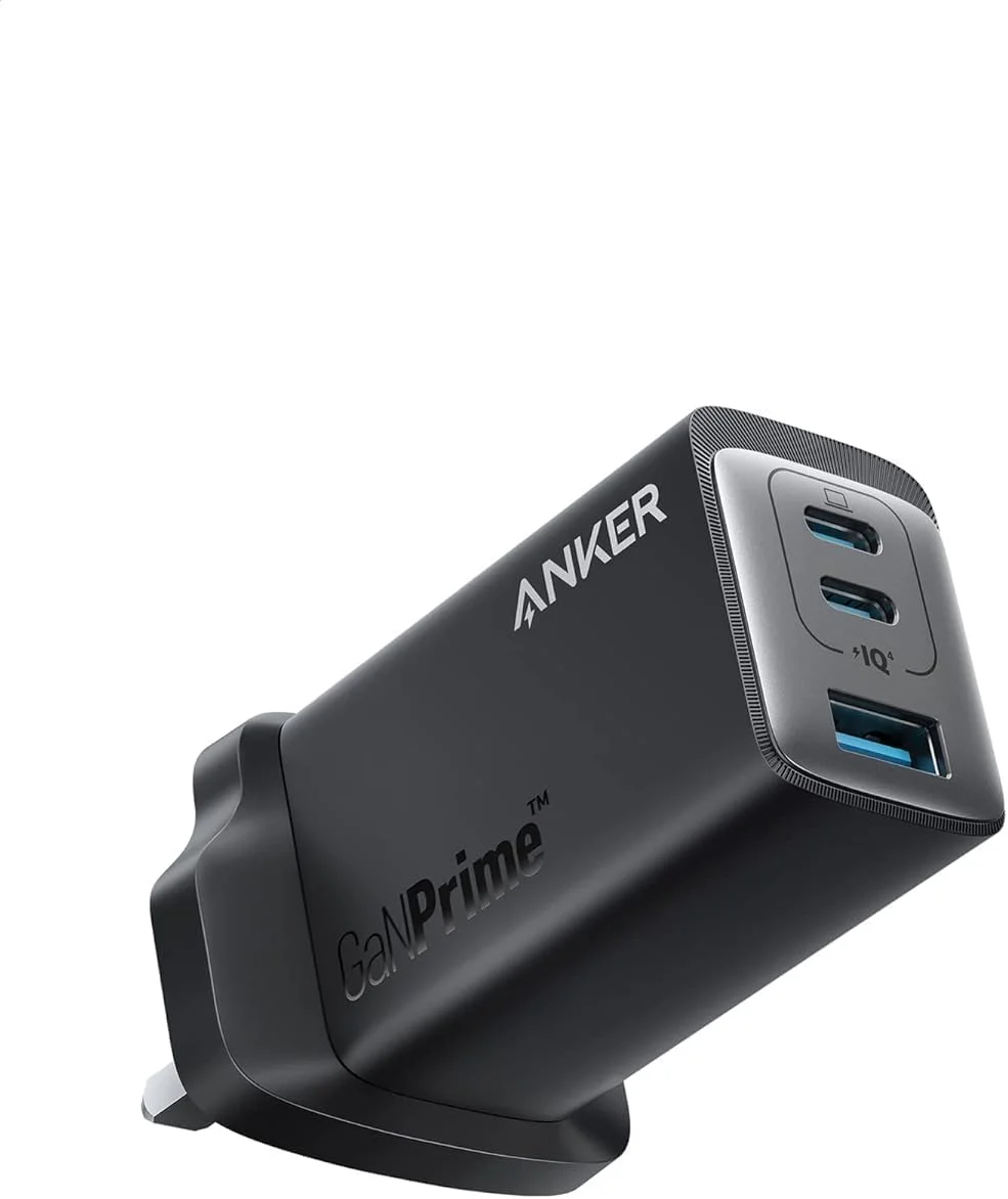 شارژر USB C انکر، شارژر 65 واتی GaNPrime انکر 735، شارژر دیواری تاشو و جمع و جور سریع 3 پورت PPS برای مک بوک پرو/ایر، آیپد پرو، گلکسی S24/S23، دل XPS 13، آیفون 17/16/15، هواوی، شیائومی، ردمی