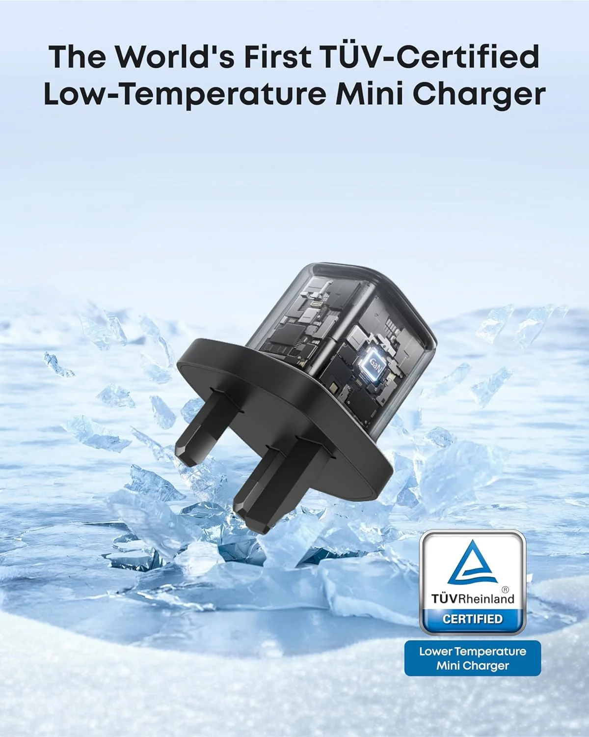 شارژر دیواری 30 واتی USB C انکر زولو، شارژر GaN USB C فشرده، کنترل دمای پیشرفته، طراحی فشرده و 3 برابر شارژ سریعتر، سازگار با آیفون، آیپد، سامسونگ، پیکسل و غیره (مشکی)