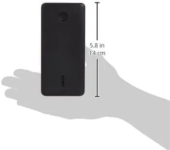 پاور بانک انکر مدل A1247 PowerCore III با ظرفیت 10000 میلی آمپر ساعت و درگاه USB C، شارژر همراه مشکی