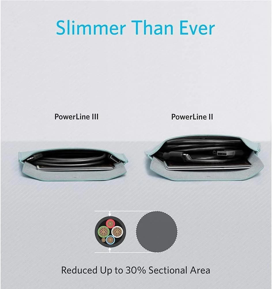 کابل لایتنینگ انکر Powerline III، طول 91.4 سانتی متر، مشکی