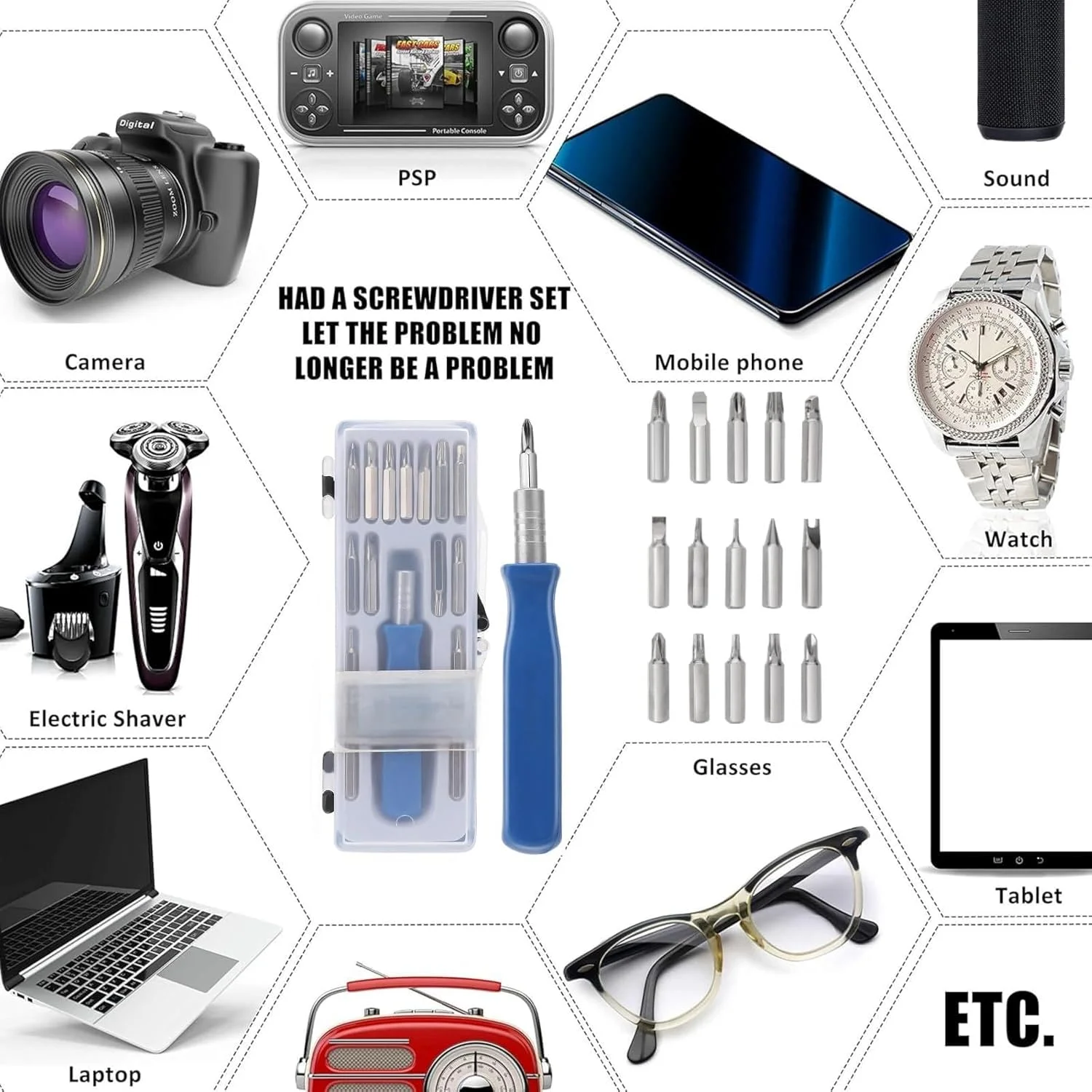 ست پیچ گوشتی دقیق قابل حمل 15 در 1 با سری های فیلیپس، تخت، تورکس و Y – مینی کیت ابزار تعمیر چند منظوره برای لوازم الکترونیکی، کامپیوتر، لپ تاپ، ساعت، عینک، تلفن و نگهداری دستگاه های کوچک ست پیچ گوشتی دقیق قابل حمل 15 در 1 با سری های فیلیپس، تخت، تورکس و Y – مینی کیت ابزار تعمیر چند منظوره برای لوازم الکترونیکی، کامپیوتر، لپ تاپ، ساعت، عینک، تلفن و نگهداری دستگاه های کوچک