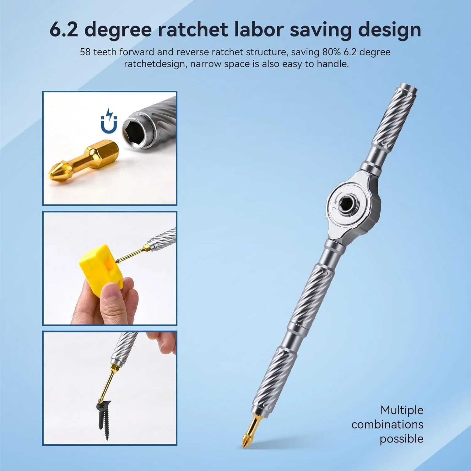 ست پیچ گوشتی مغناطیسی با 30 سری مغناطیسی، ست پیچ گوشتی جغجغه ای DIY، دسته جغجغه ای جداشدنی چرخان، کیت ابزار تعمیر قابل حمل و جمع و جور برای مبلمان، لوازم الکترونیکی، تعمیرات دوچرخه (مشکی) ست پیچ گوشتی مغناطیسی با 30 سری مغناطیسی، ست پیچ گوشتی جغجغه ای DIY، دسته جغجغه ای جداشدنی چرخان، کیت ابزار تعمیر قابل حمل و جمع و جور برای مبلمان، لوازم الکترونیکی، تعمیرات دوچرخه (مشکی)