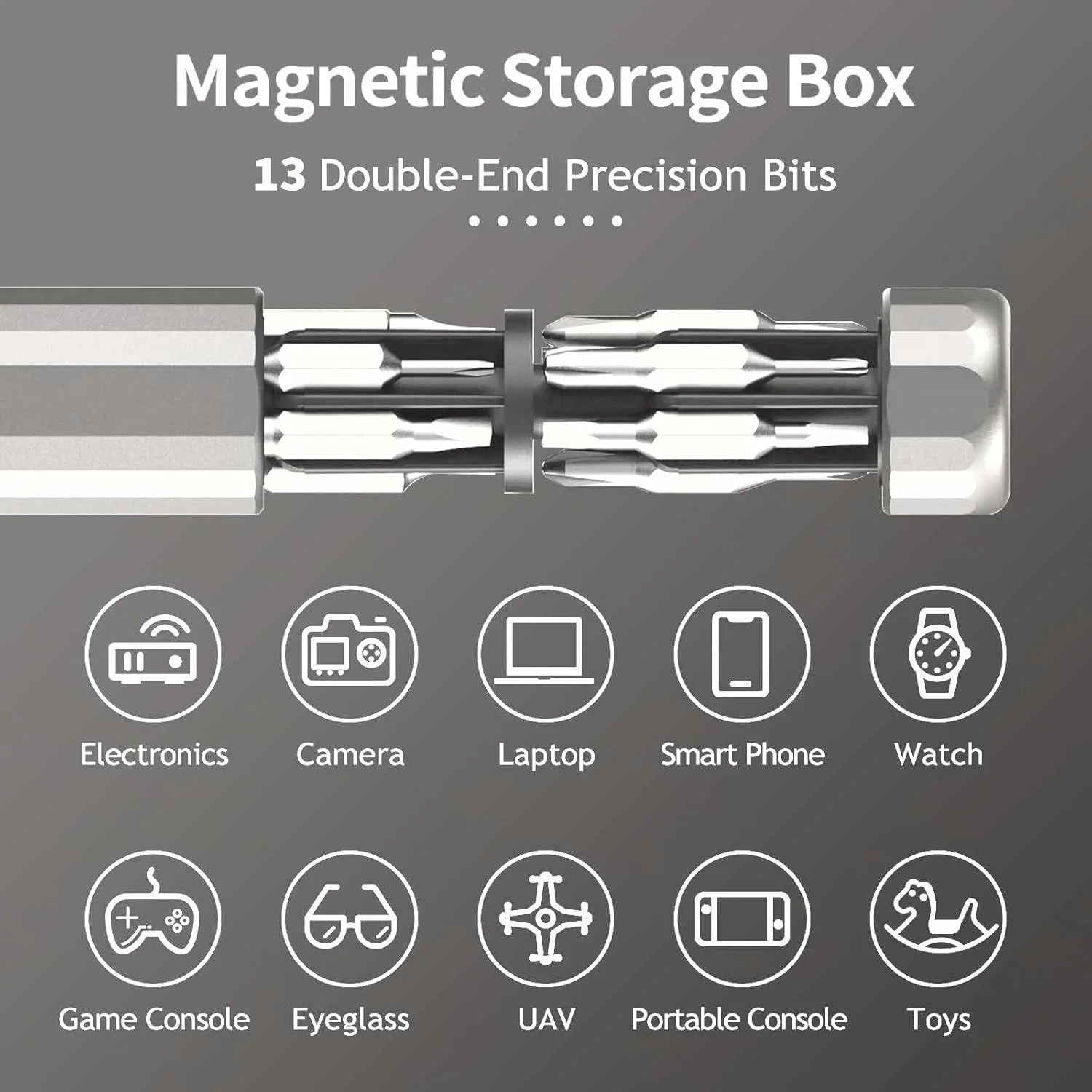 ست پیچ گوشتی/مهرهگیر دقیق 27 در 1، 26 سری فولادی آلیاژی S2 مقاوم، کیت ابزار تعمیرات قابل حمل به شکل قلم برای لوازم الکترونیکی، تورکس، فیلیپس، دوسو، نوکهای مربعی ست پیچ گوشتی/مهرهگیر دقیق 27 در 1، 26 سری فولادی آلیاژی S2 مقاوم، کیت ابزار تعمیرات قابل حمل به شکل قلم برای لوازم الکترونیکی، تورکس، فیلیپس، دوسو، نوکهای مربعی