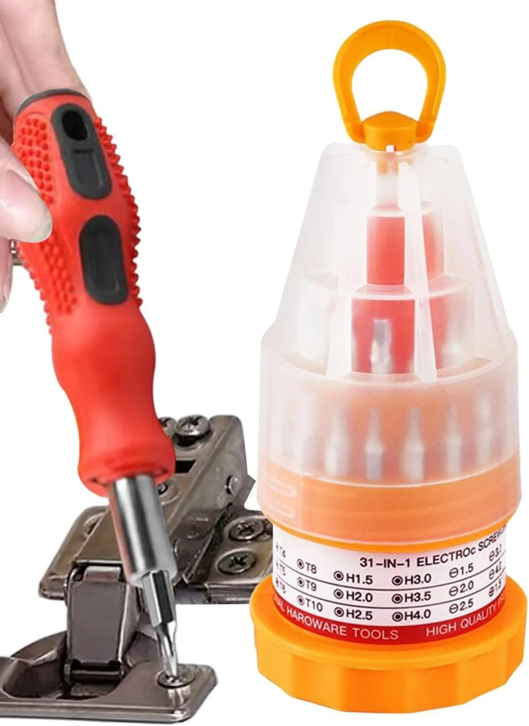 ست پیچ گوشتی، کیت ابزار دقیق حرفه ای، ابزارهای بادوام و قابل استفاده مجدد برای تعمیرات الکترونیکی، کیت تعمیرات الکترونیکی کوچک 31 تکه چند منظوره