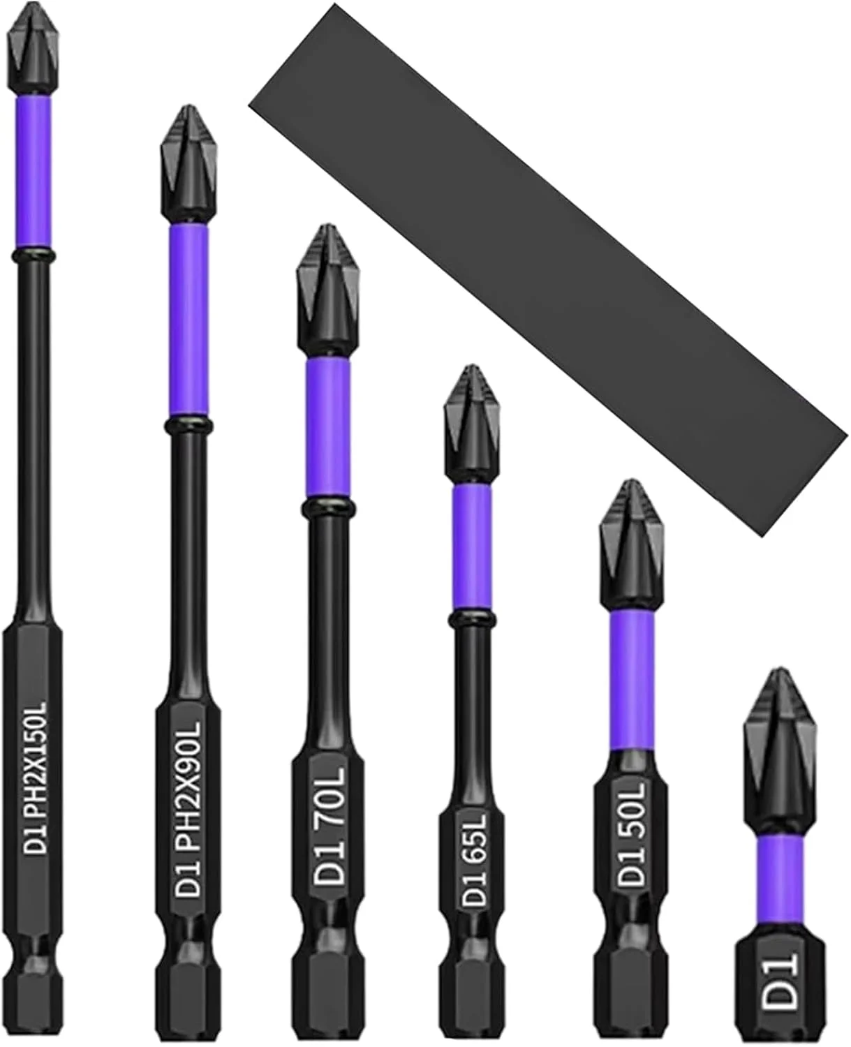 مجموعه مته پیچ گوشتی مغناطیسی KASTWAVE – مجموعه 6 عددی پیچ گوشتی دقیق با نوک های ضد لغزش، فولاد سخت کاری شده برای کارهای تعمیراتی در خودرو، الکترونیک و مبلمان (86 گرم)