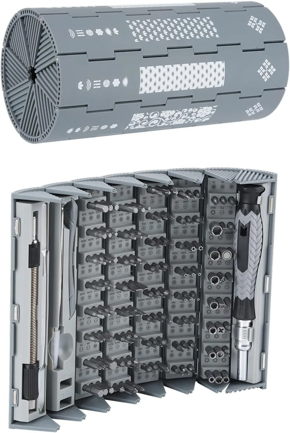 ست پیچ گوشتی مغناطیسی دقیق 126 در 1، جعبه ابزار تعمیرات الکترونیکی حرفه ای با کیف قابل حمل برای لپ تاپ، کامپیوتر، آیفون، عینک، الکترونیک DIY، دوربین، ساعت و اسباب بازی