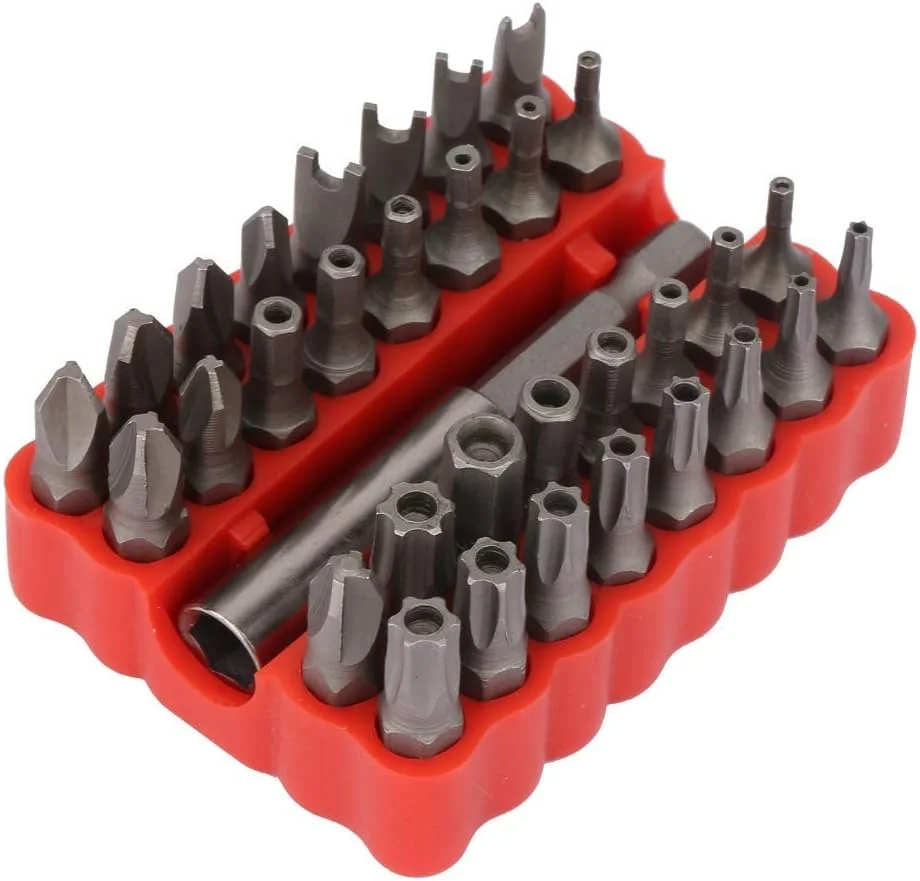 مجموعه سری پیچ گوشتی 32 عددی، کیت سری پیچ گوشتی، مجموعه سری امنیتی پیچ ستاره ای شش گوش، به همراه میله افزایش طول برای لوازم الکترونیکی خانگی، برای پیچ گوشتی های برقی، پیچ گوشتی های دستی، دریل های برقی مجموعه سری پیچ گوشتی 32 عددی، کیت سری پیچ گوشتی، مجموعه سری امنیتی پیچ ستاره ای شش گوش، به همراه میله افزایش طول برای لوازم الکترونیکی خانگی، برای پیچ گوشتی های برقی، پیچ گوشتی های دستی، دریل های برقی