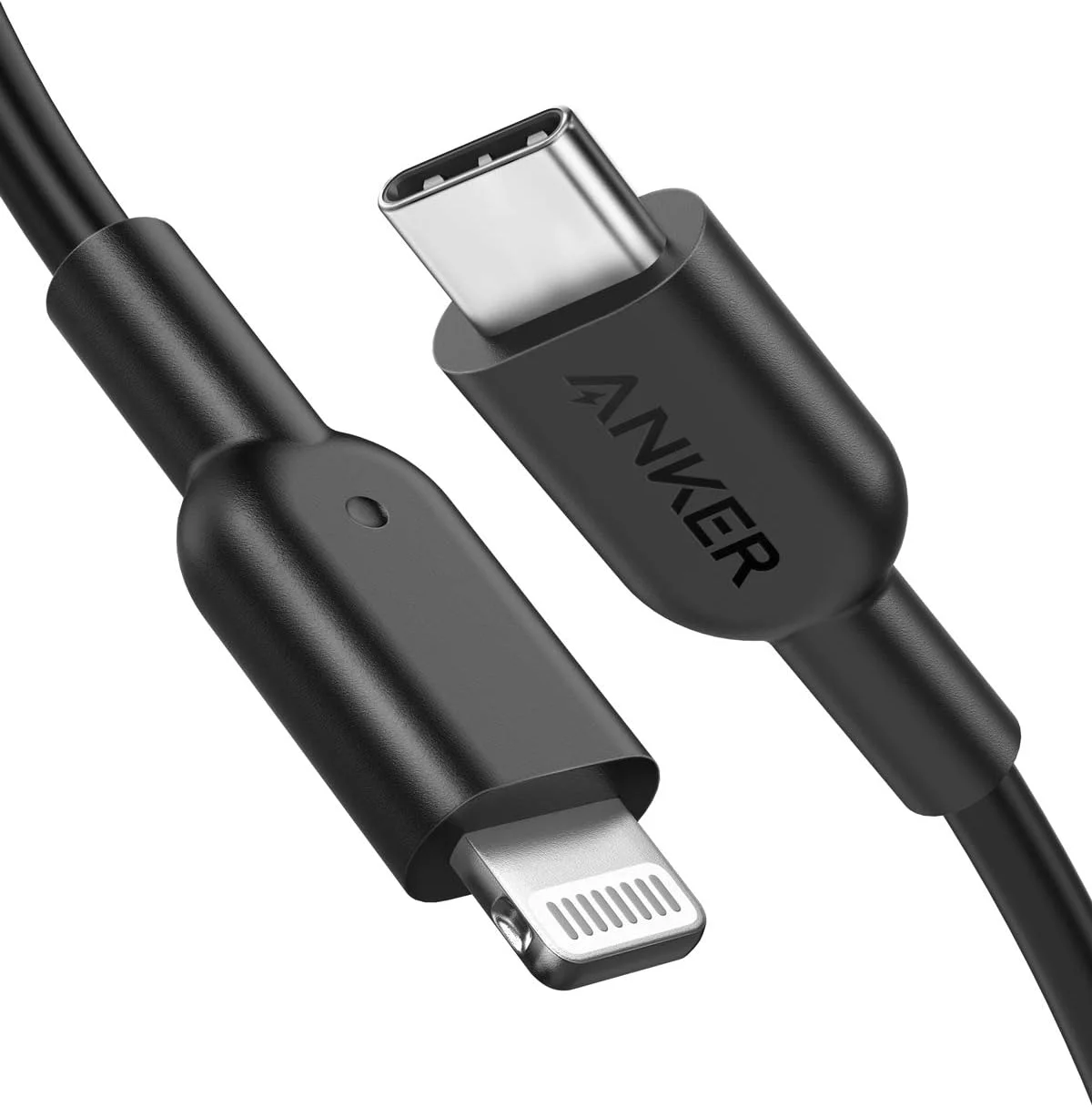 کابل USB-C به لایتنینگ انکر، کابل 321 USB-C به لایتنینگ (0.9 متری، مشکی)، کابل دارای گواهی MFi برای آیفون 13 پرو 12 پرو مکس 12 11 X XS، ایرپادز پرو، پشتیبانی از Power Delivery (شارژر شامل نمی شود)