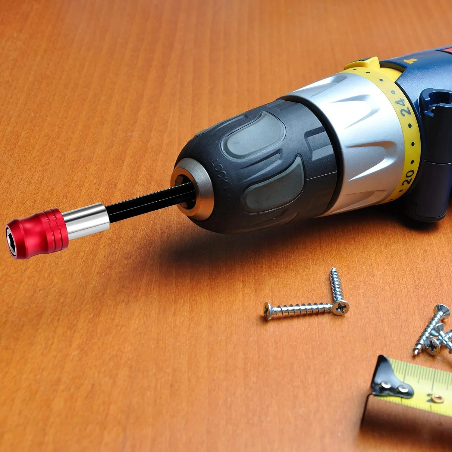 KASTWAVE رابط افزایش طول مته، نگهدارنده نوک پیچ گوشتی مغناطیسی، آداپتور بکس ضربه ای، شفت شش گوش 1/4 اینچی، نگهدارنده مغناطیسی قوی برای پیچ و مهره، 6 عددی KASTWAVE رابط افزایش طول مته، نگهدارنده نوک پیچ گوشتی مغناطیسی، آداپتور بکس ضربه ای، شفت شش گوش 1/4 اینچی، نگهدارنده مغناطیسی قوی برای پیچ و مهره، 6 عددی