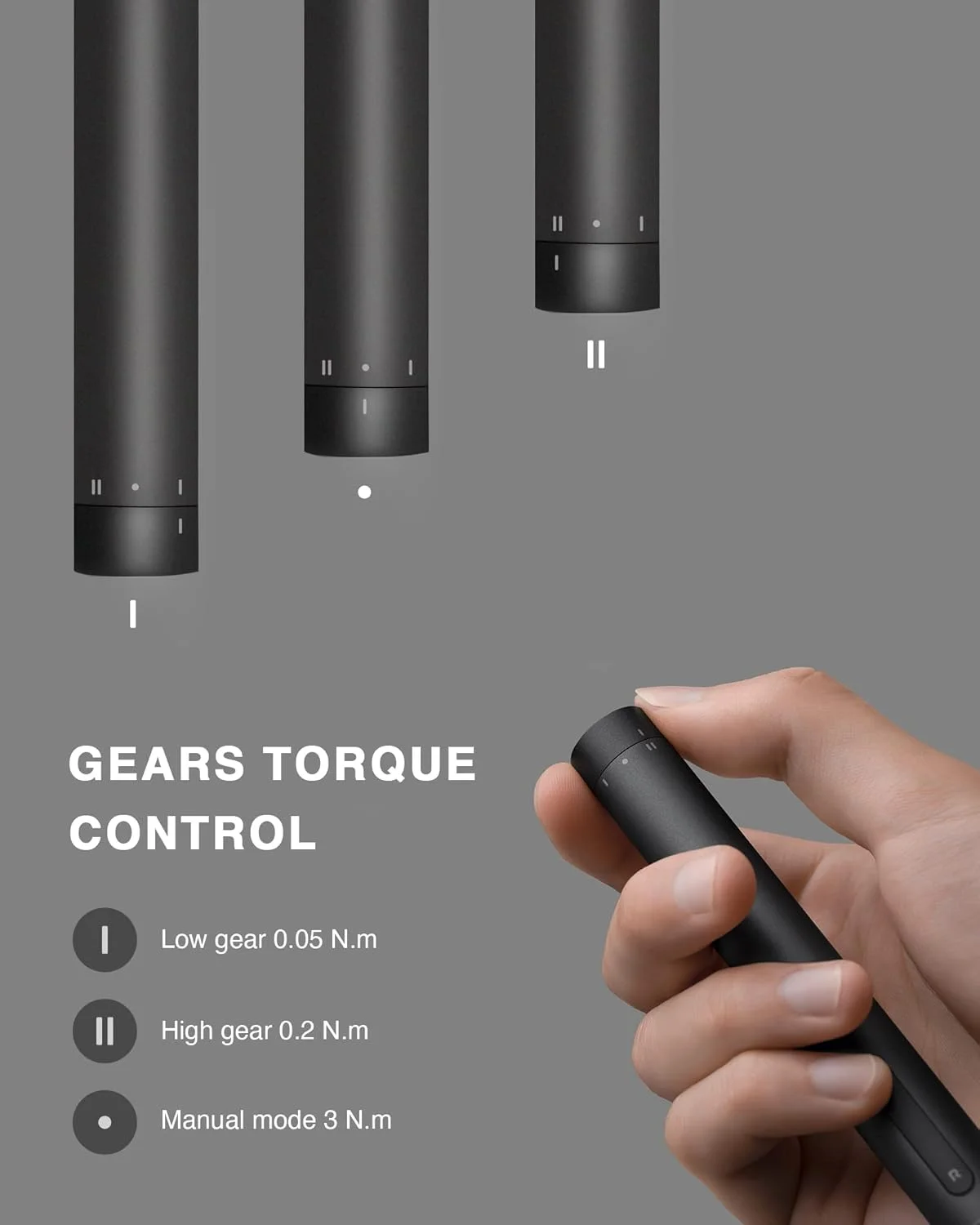 شیائومی | پیچ گوشتی برقی دقیق | گشتاور قابل تنظیم 2 سرعته | 24 سری پیچ گوشتی - محفظه مغناطیسی | سرعت موتور قدرتمند 170 دور در دقیقه | باتری 350 میلی آمپر ساعتی | برای لپ تاپ، موبایل | فولاد S2 | خاکستری