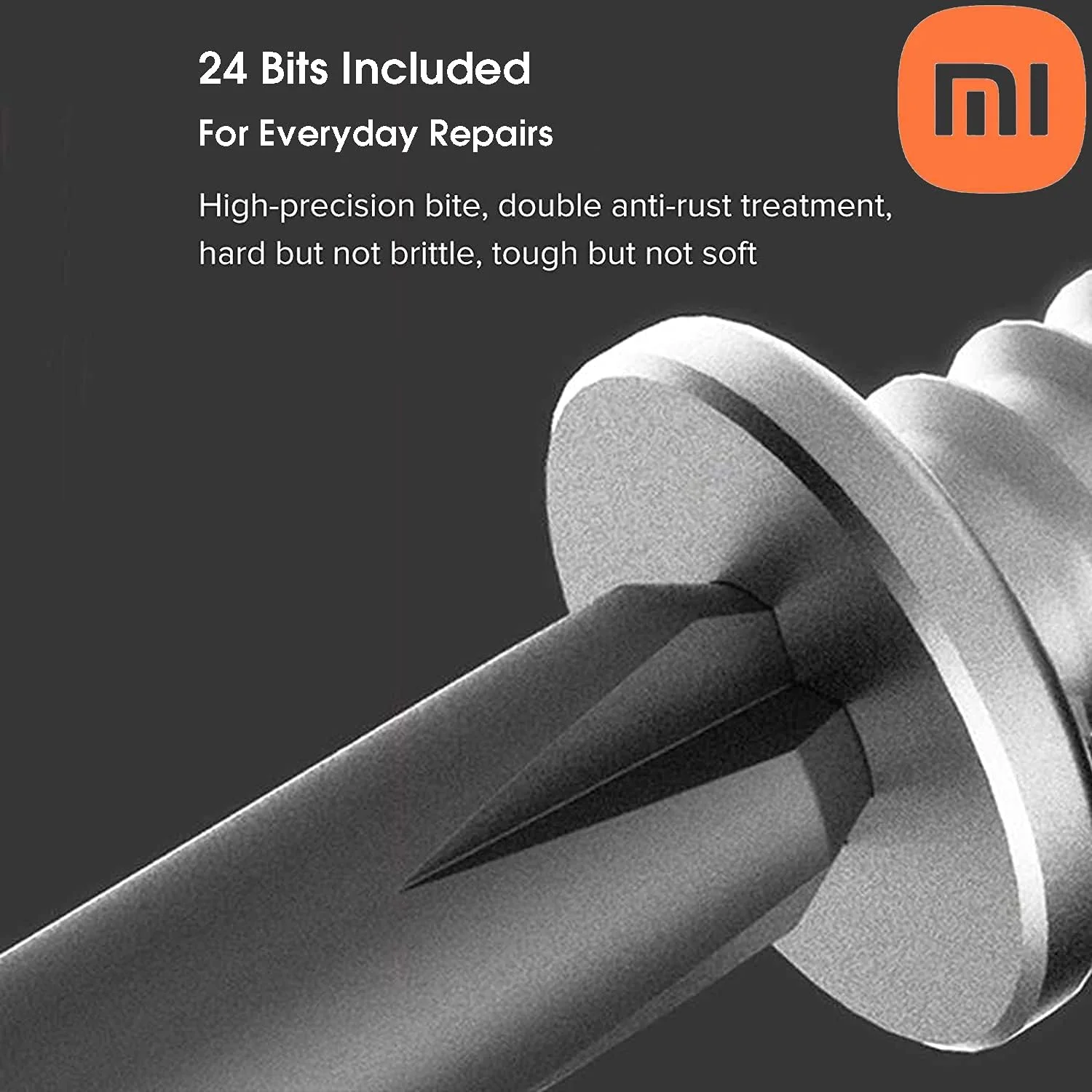 کیت پیچ گوشتی شیائومی Mi با دقت فوق العاده، شامل 24 سری رایج خانگی، جعبه نگهداری آلومینیومی کاملاً مغناطیسی - ابزاری ضروری برای تعمیرات کوچک، مشکی، BHGR4680GL