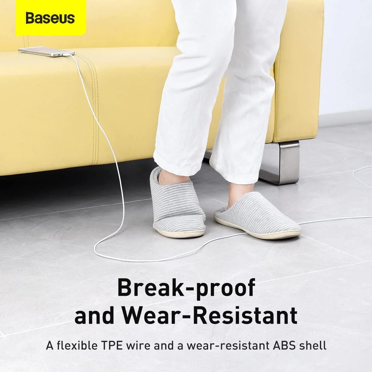 کابل شارژ سریع انتقال داده USB به Micro 2A یک متری مشکی سری Superior بیسوس