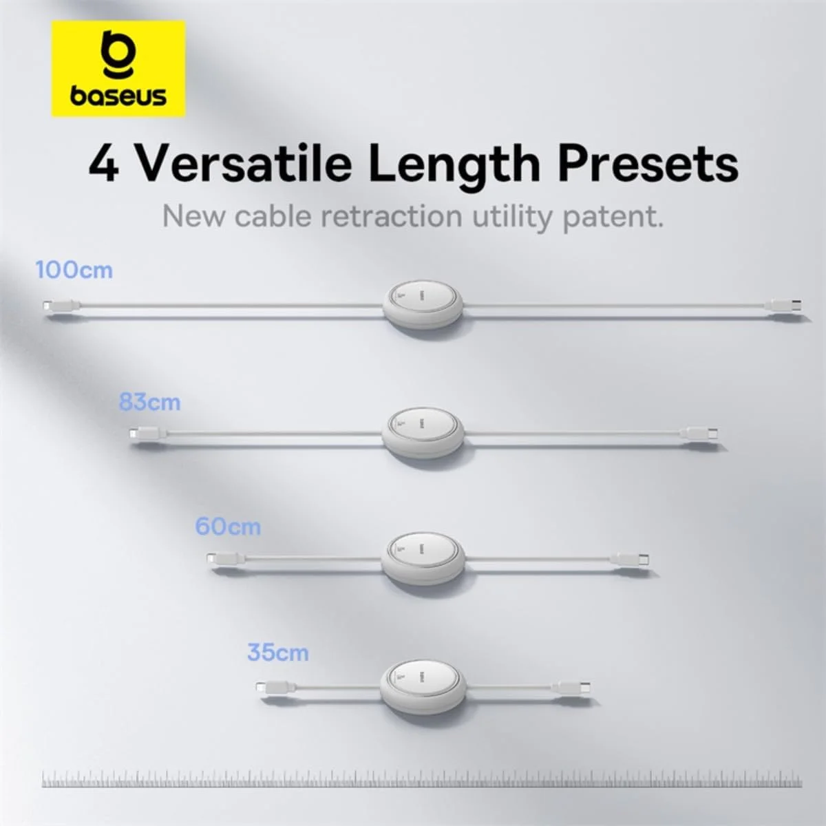 کابل جمعشونده Type C به Lightning بیسوس Free2Pull PD 20W، کابل شارژ آیفون جمعشونده دو طرفه، کابل انتقال داده پرسرعت برای آیفون 14 پرو مکس، آیفون 13 12 11 XS XR X 8 7 6 - سفید کابل جمعشونده Type C به Lightning بیسوس Free2Pull PD 20W، کابل شارژ آیفون جمعشونده دو طرفه، کابل انتقال داده پرسرعت برای آیفون 14 پرو مکس، آیفون 13 12 11 XS XR X 8 7 6 - سفید