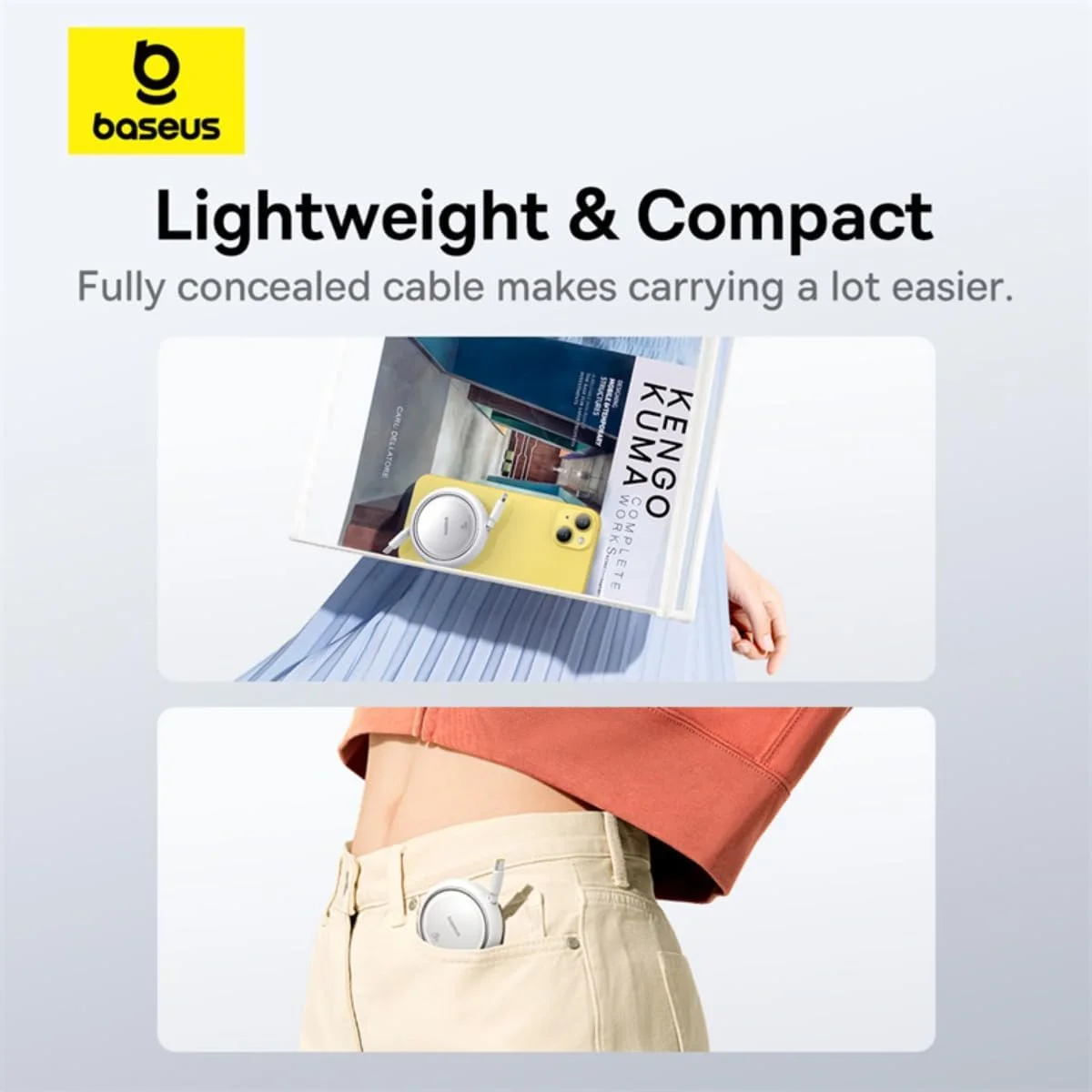 کابل جمعشونده Type C به Lightning بیسوس Free2Pull PD 20W، کابل شارژ آیفون جمعشونده دو طرفه، کابل انتقال داده پرسرعت برای آیفون 14 پرو مکس، آیفون 13 12 11 XS XR X 8 7 6 - سفید کابل جمعشونده Type C به Lightning بیسوس Free2Pull PD 20W، کابل شارژ آیفون جمعشونده دو طرفه، کابل انتقال داده پرسرعت برای آیفون 14 پرو مکس، آیفون 13 12 11 XS XR X 8 7 6 - سفید