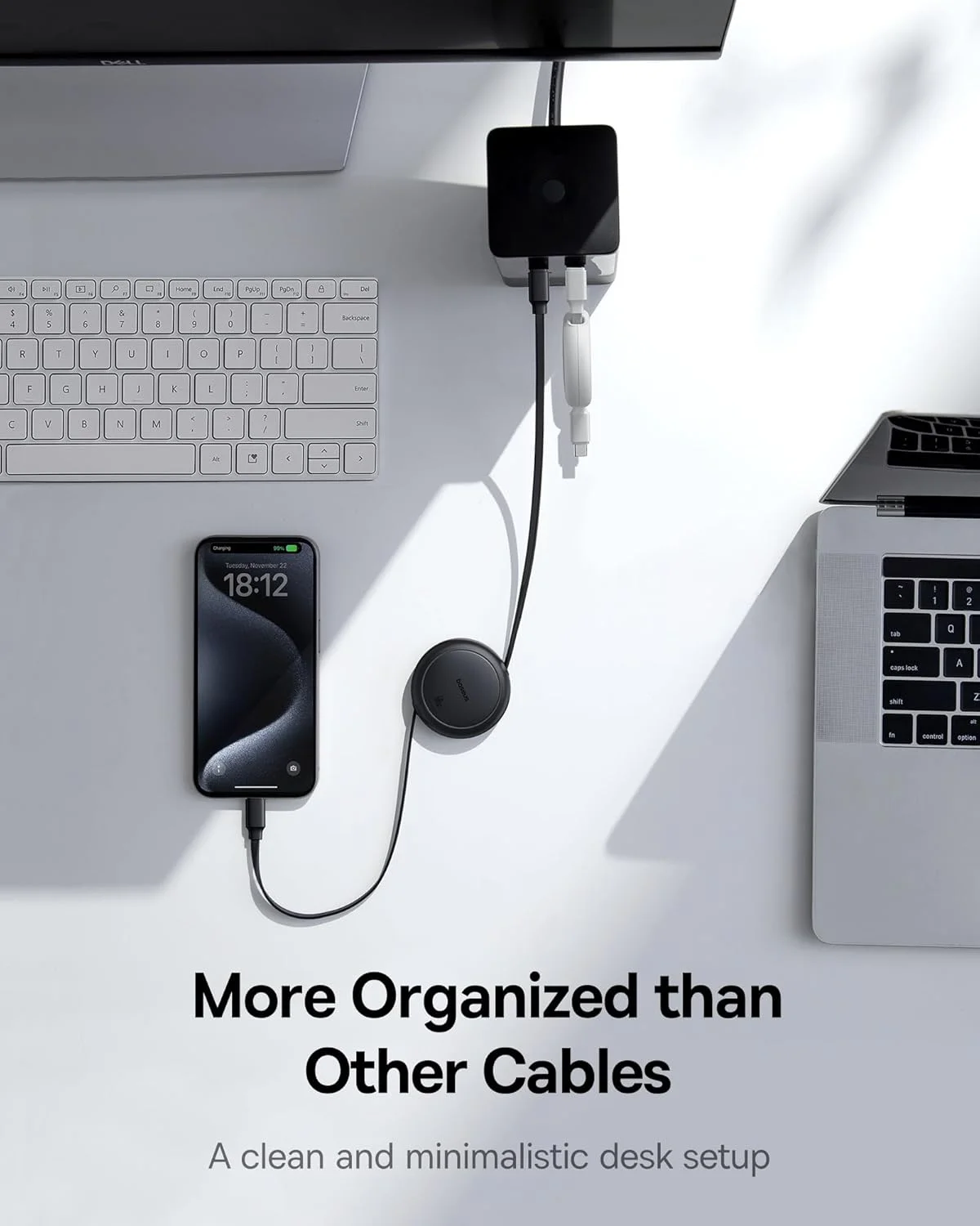 کابل جمعشونده مینی 60 واتی USB-C بیسوس، کابل 1 متری USB-C به USB-C PD 3A با شارژ سریع، طول 4 مرحلهای، شارژر Type C برای آیفون، مکبوک، آیپد پرو، گلکسی S24، اندروید، دستگاههای USB-C کابل جمعشونده مینی 60 واتی USB-C بیسوس، کابل 1 متری USB-C به USB-C PD 3A با شارژ سریع، طول 4 مرحلهای، شارژر Type C برای آیفون، مکبوک، آیپد پرو، گلکسی S24، اندروید، دستگاههای USB-C